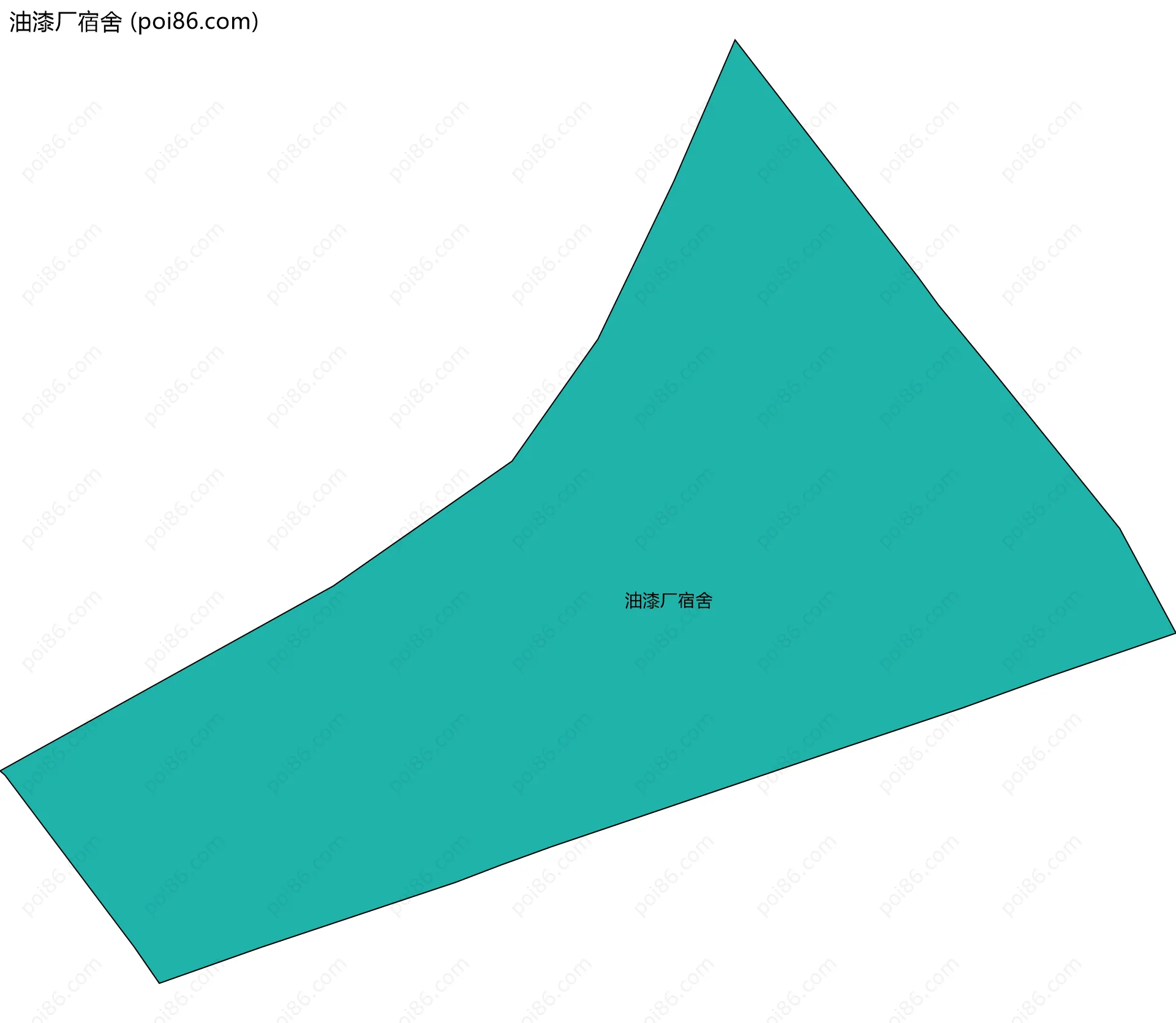 油漆厂宿舍边界地图