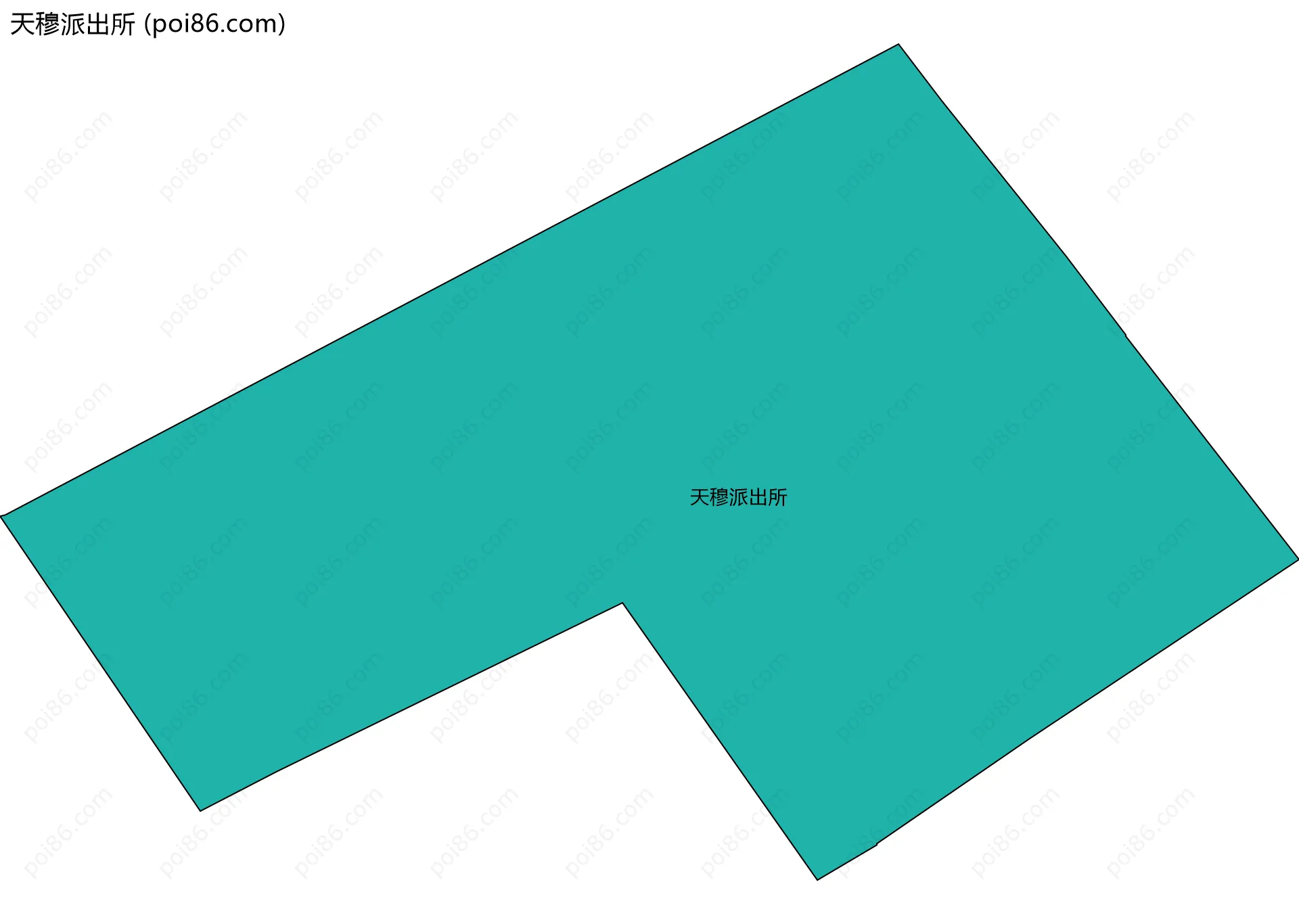 天穆派出所边界地图