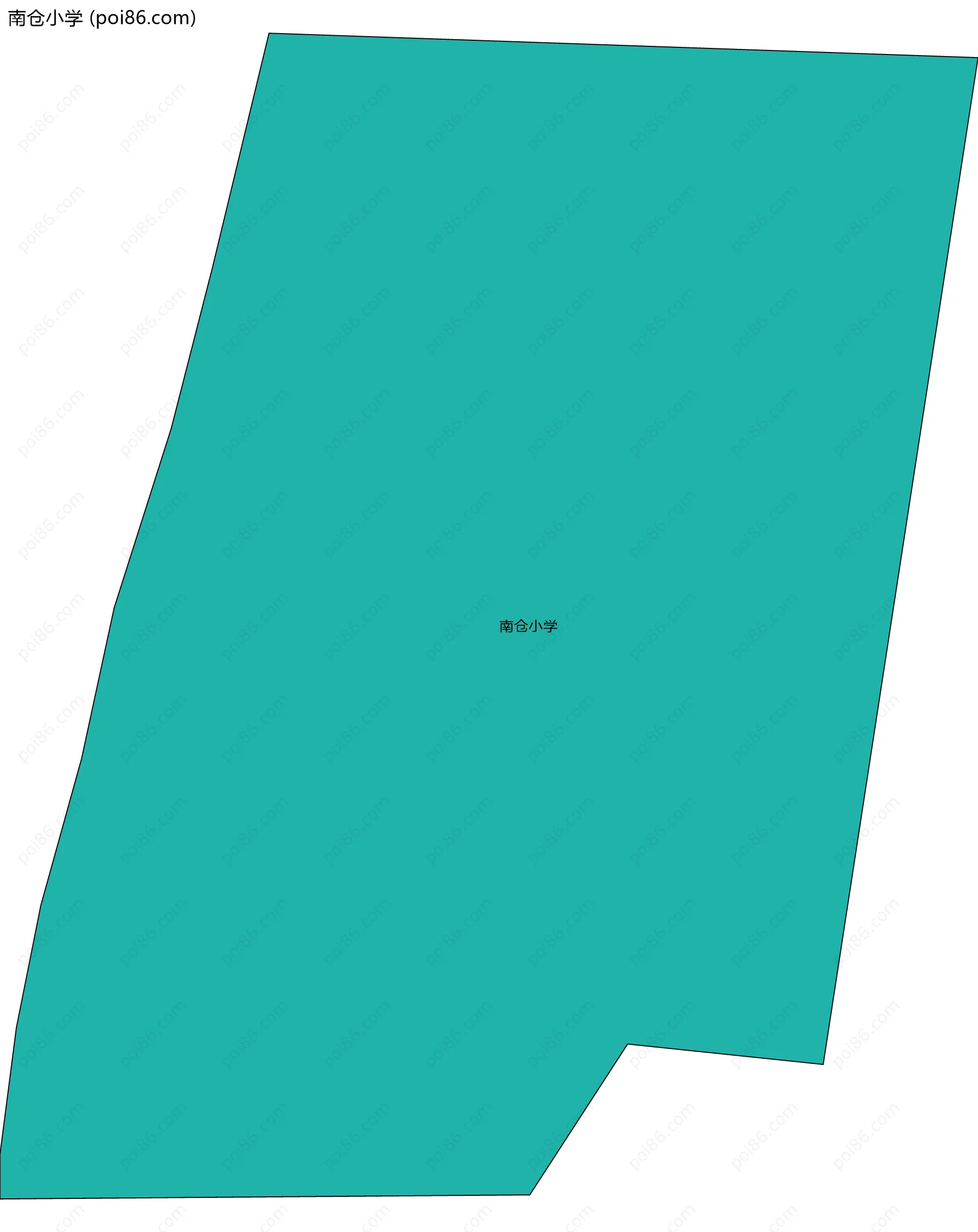 南仓小学边界地图