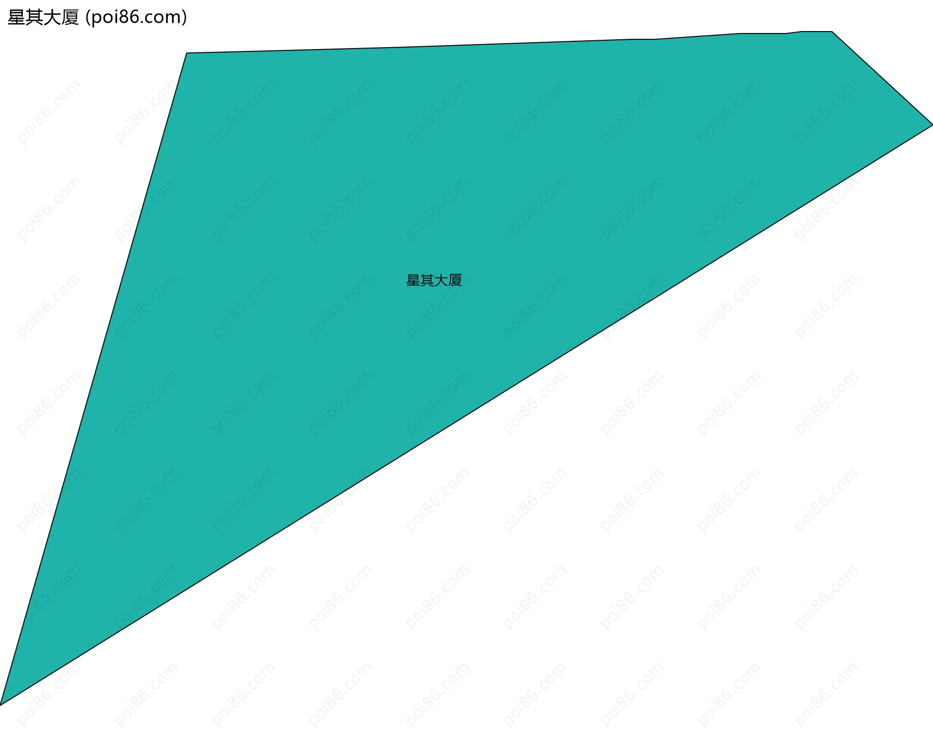 星其大厦边界地图