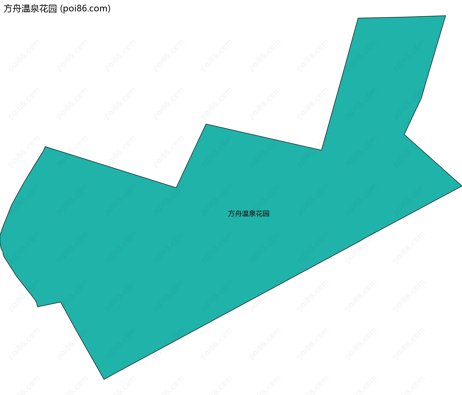 方舟温泉花园边界地图
