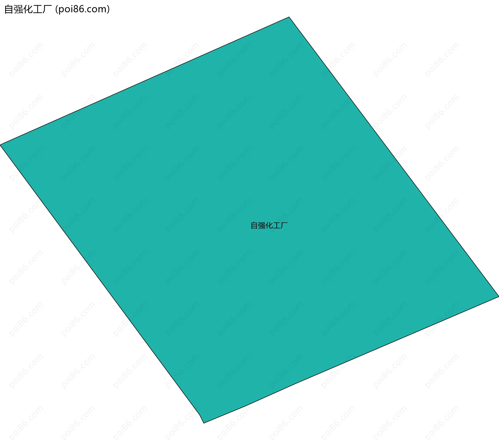 自强化工厂边界地图