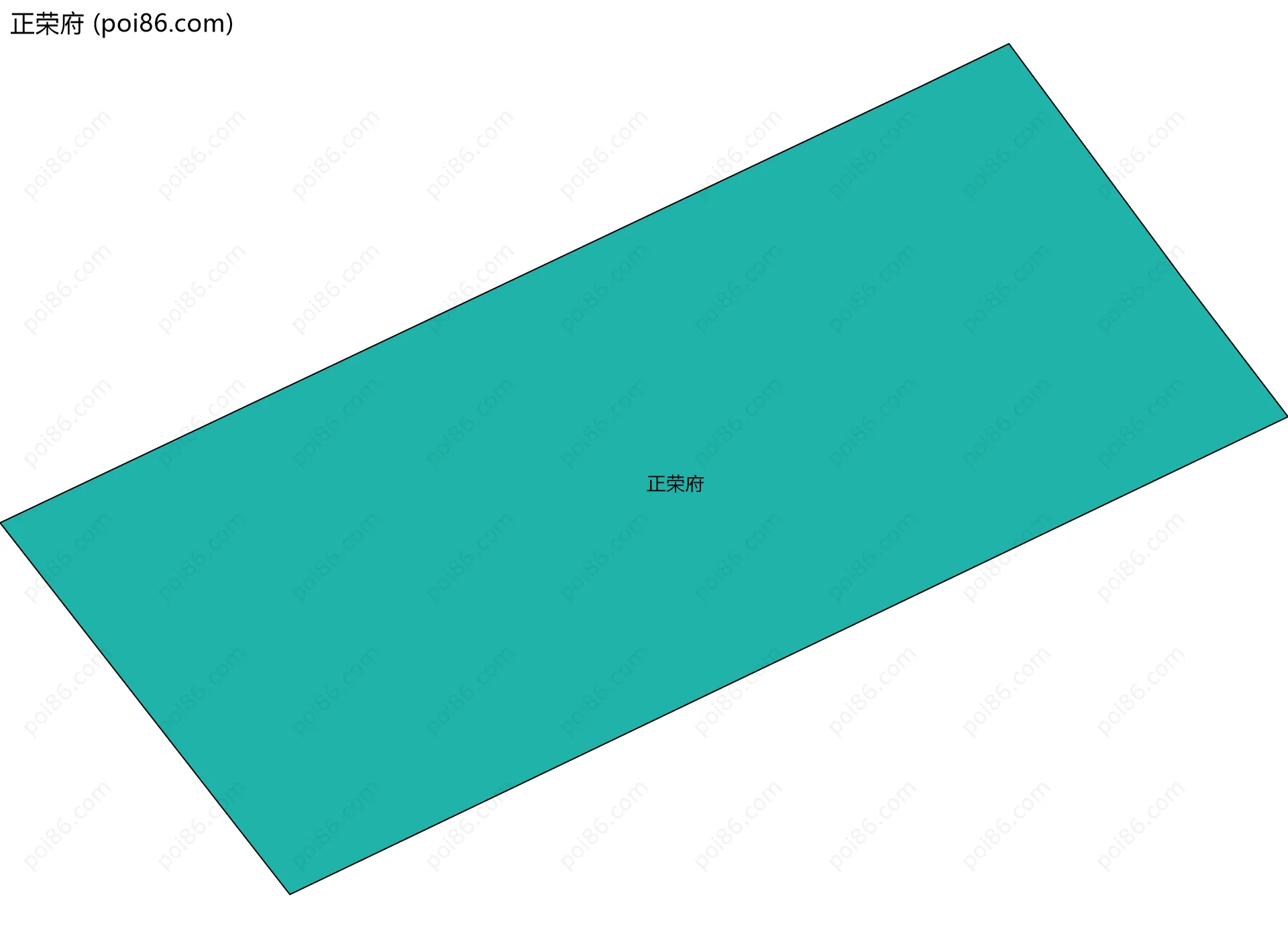 正荣府边界地图