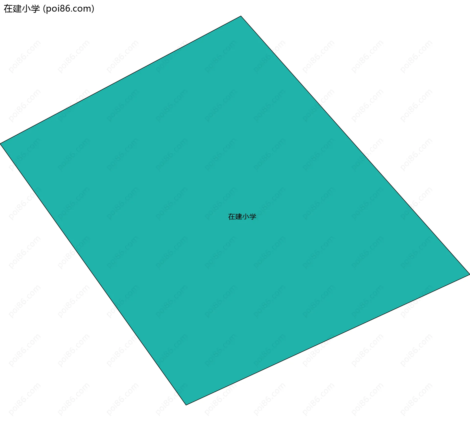在建小学边界地图