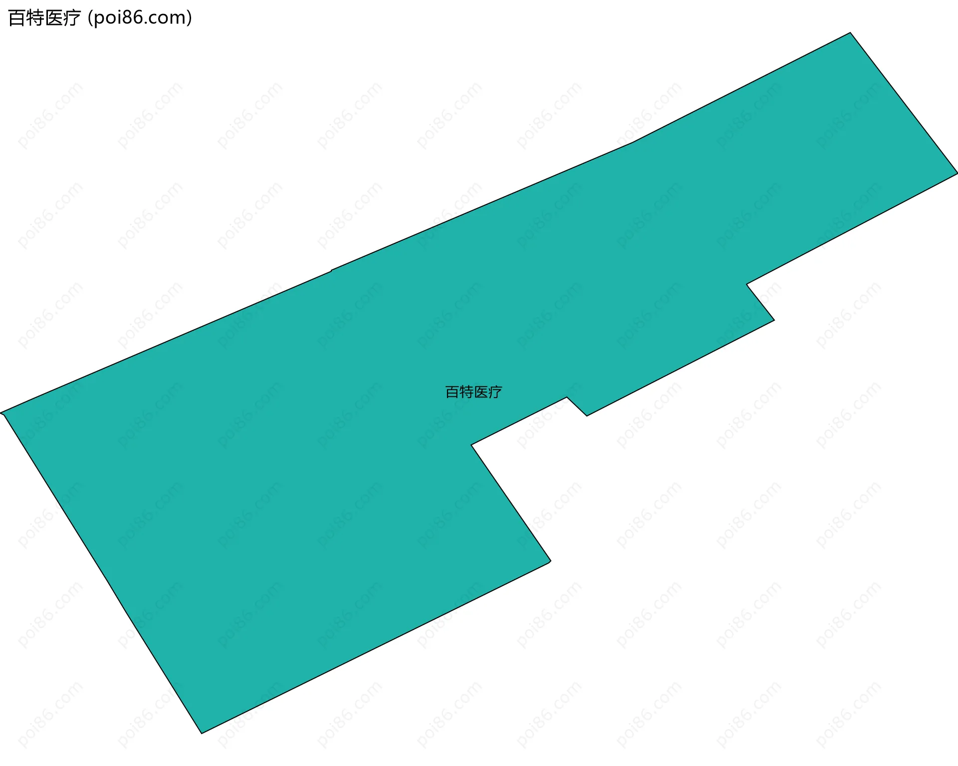 百特医疗边界地图