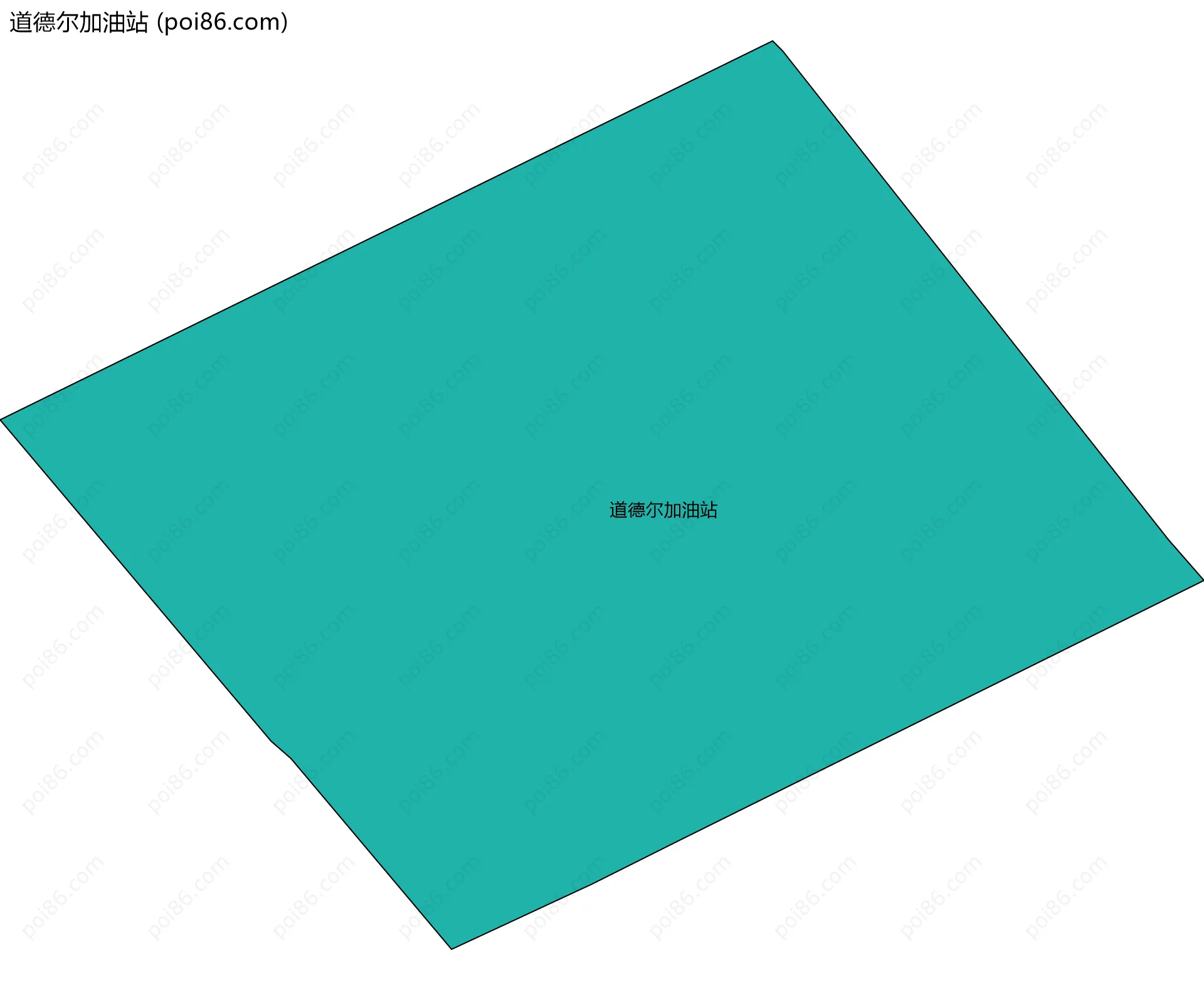 道德尔加油站边界地图