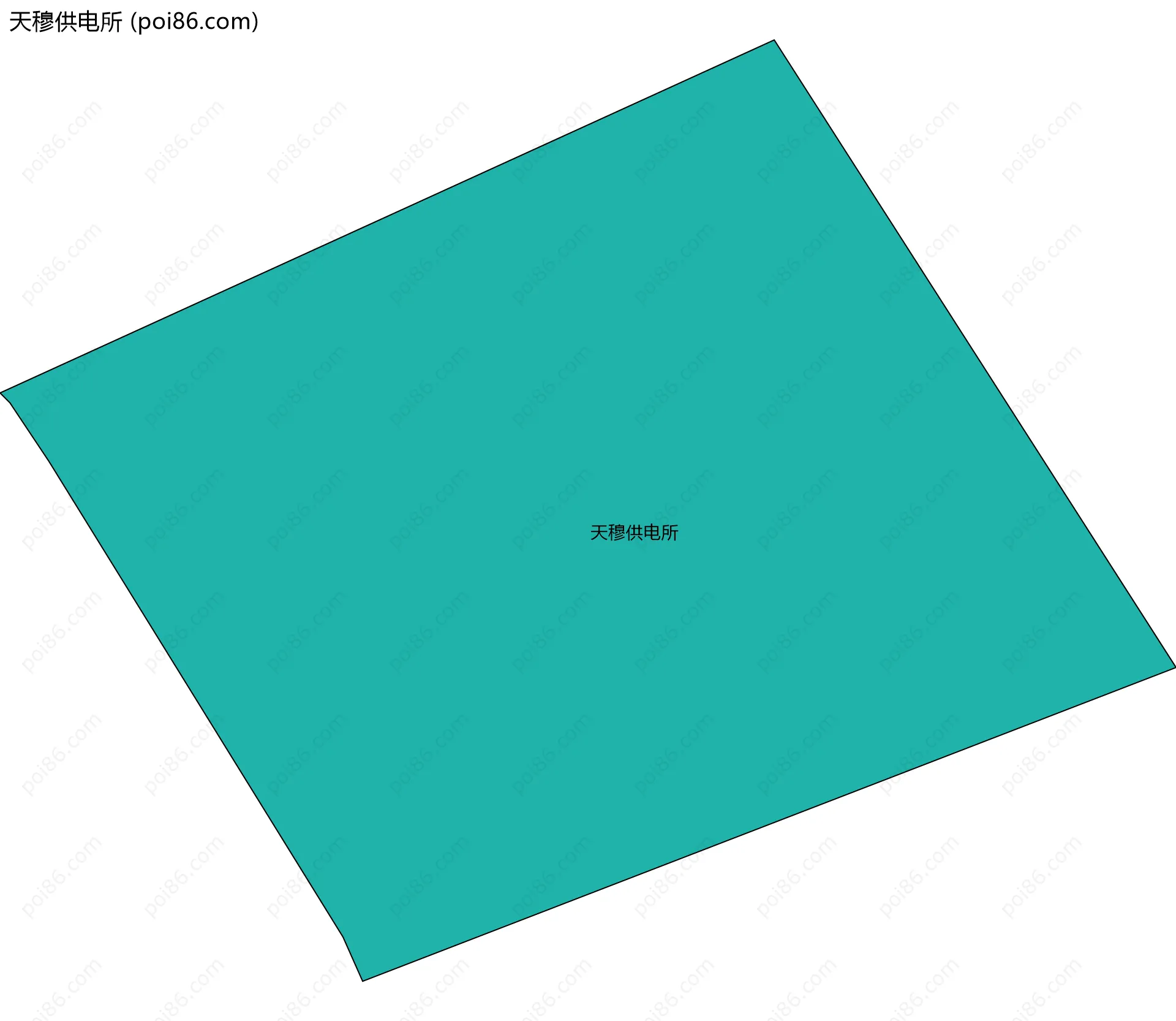 天穆供电所边界地图