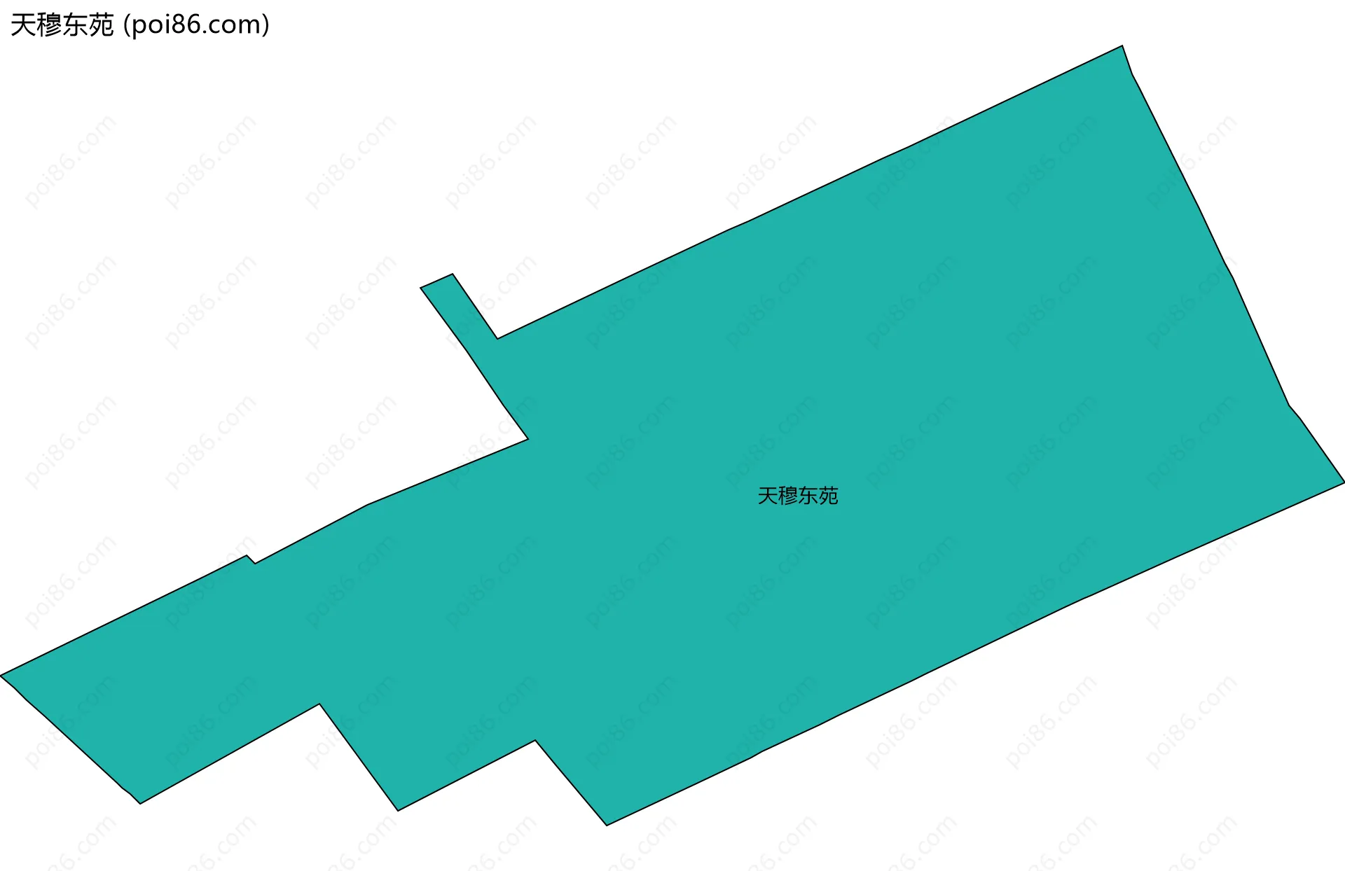 天穆东苑边界地图