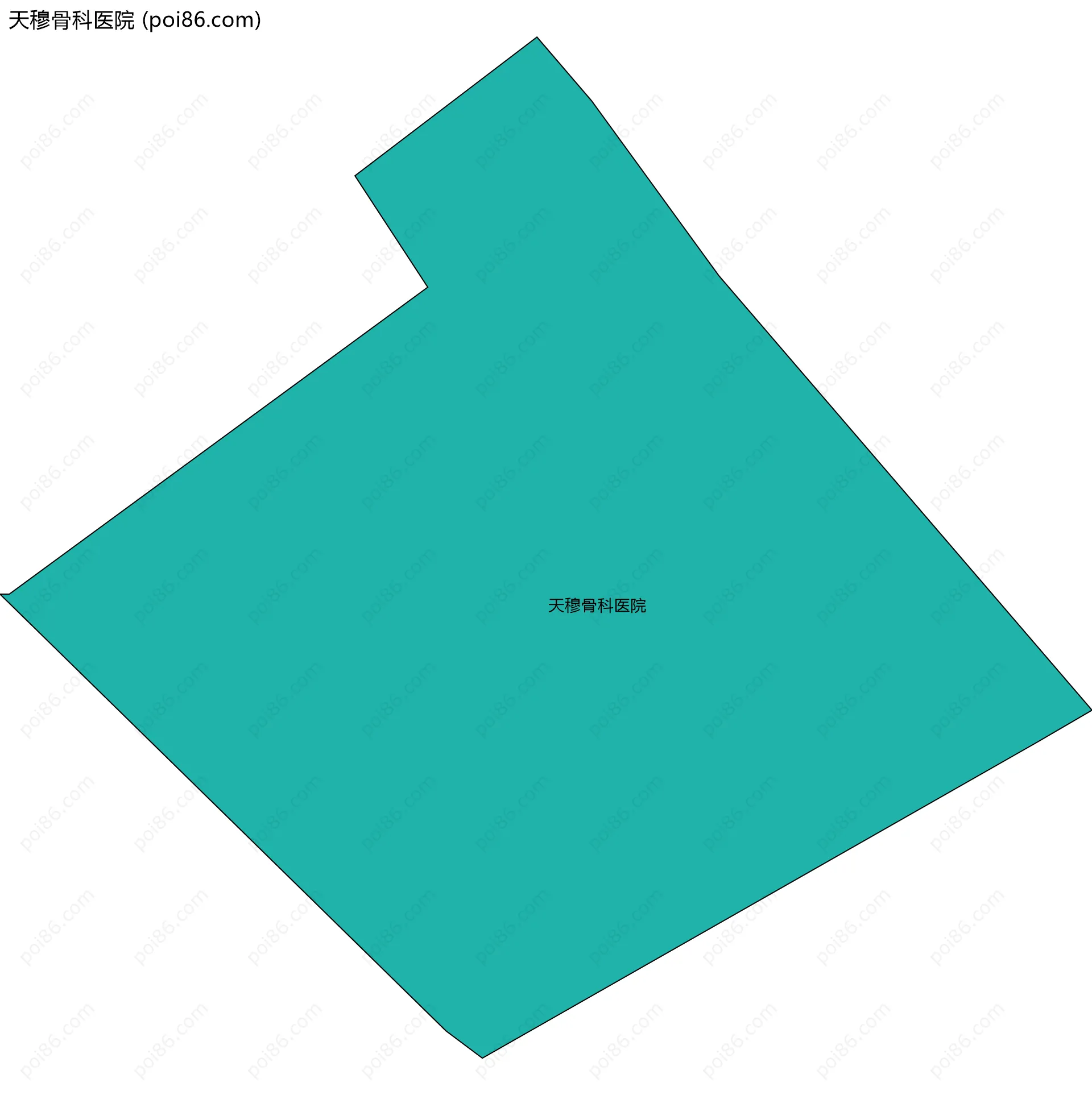 天穆骨科医院边界地图