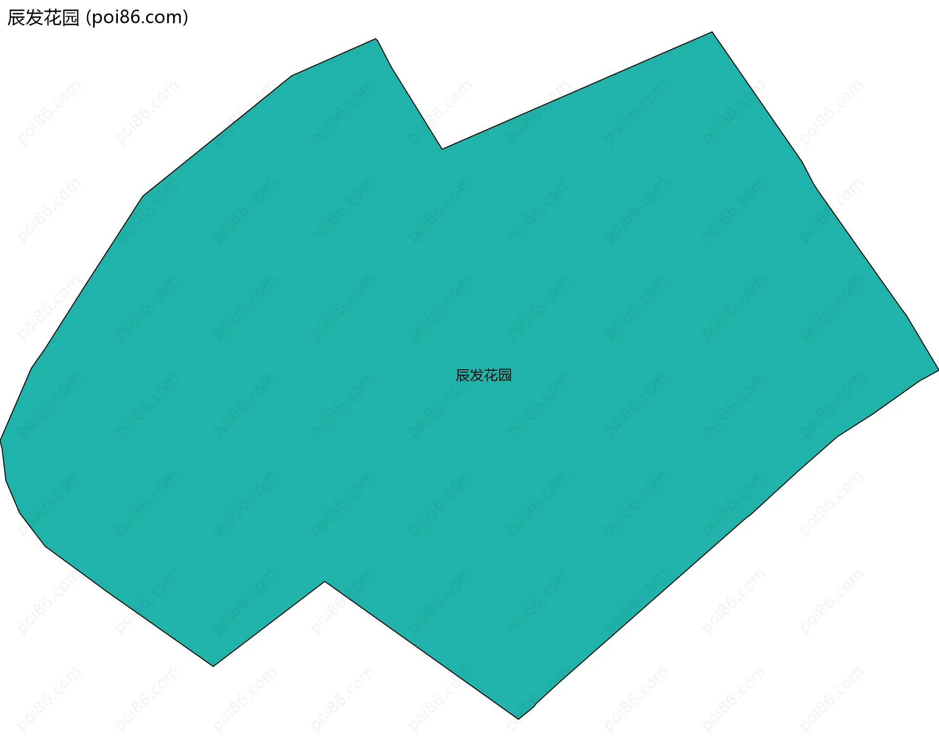 辰发花园边界地图
