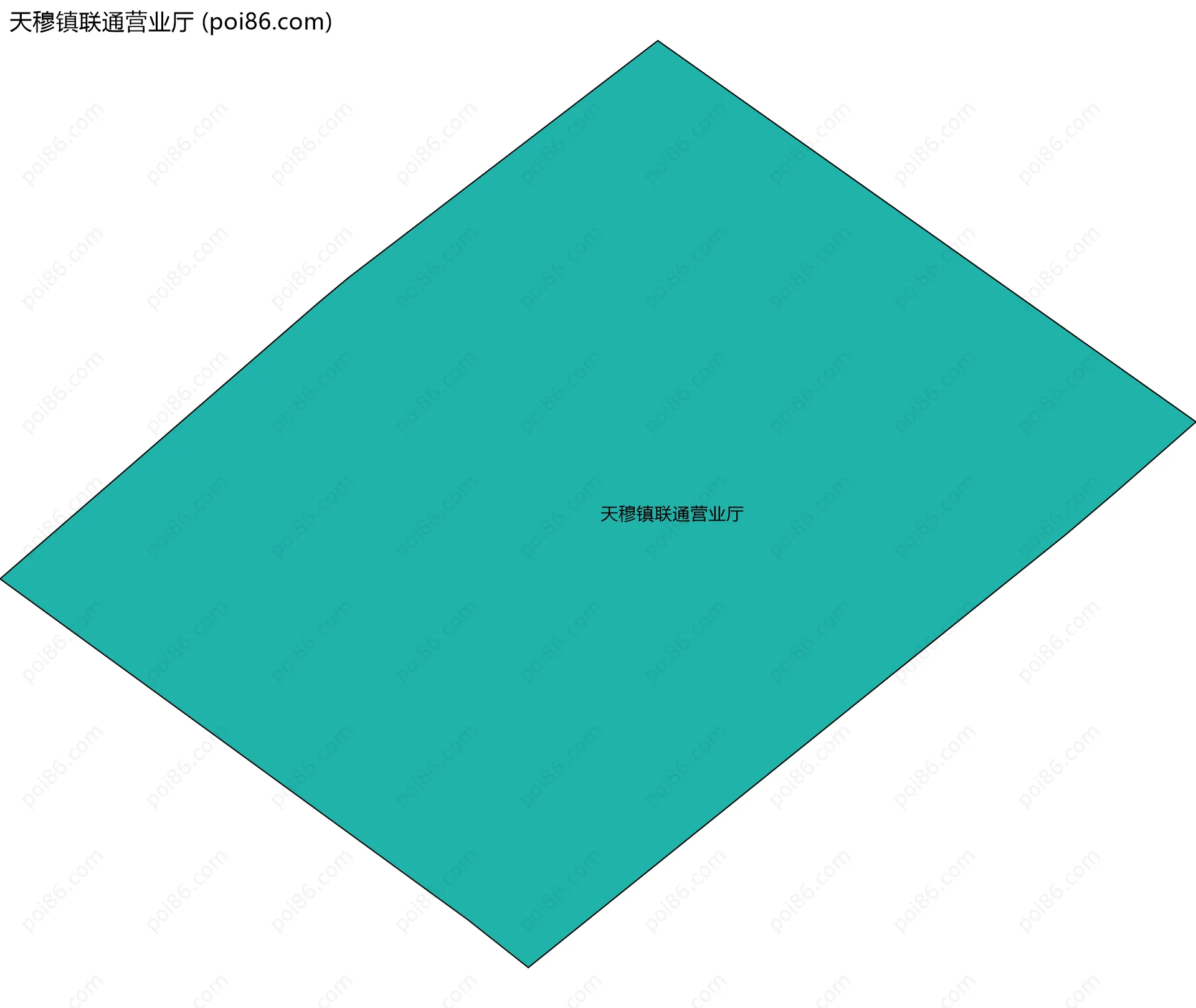 天穆镇联通营业厅边界地图