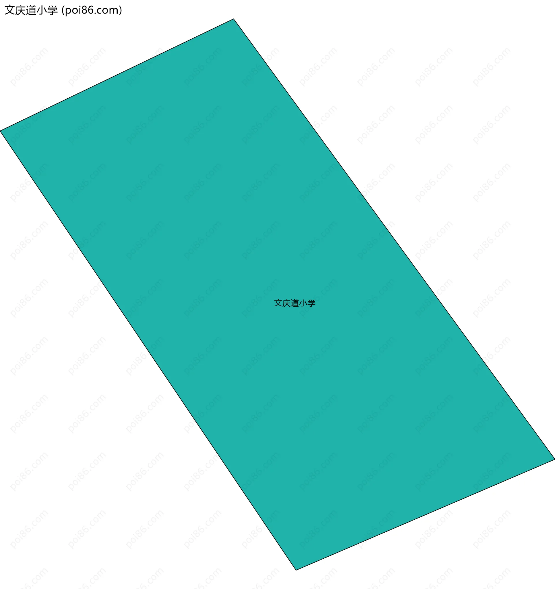 文庆道小学边界地图