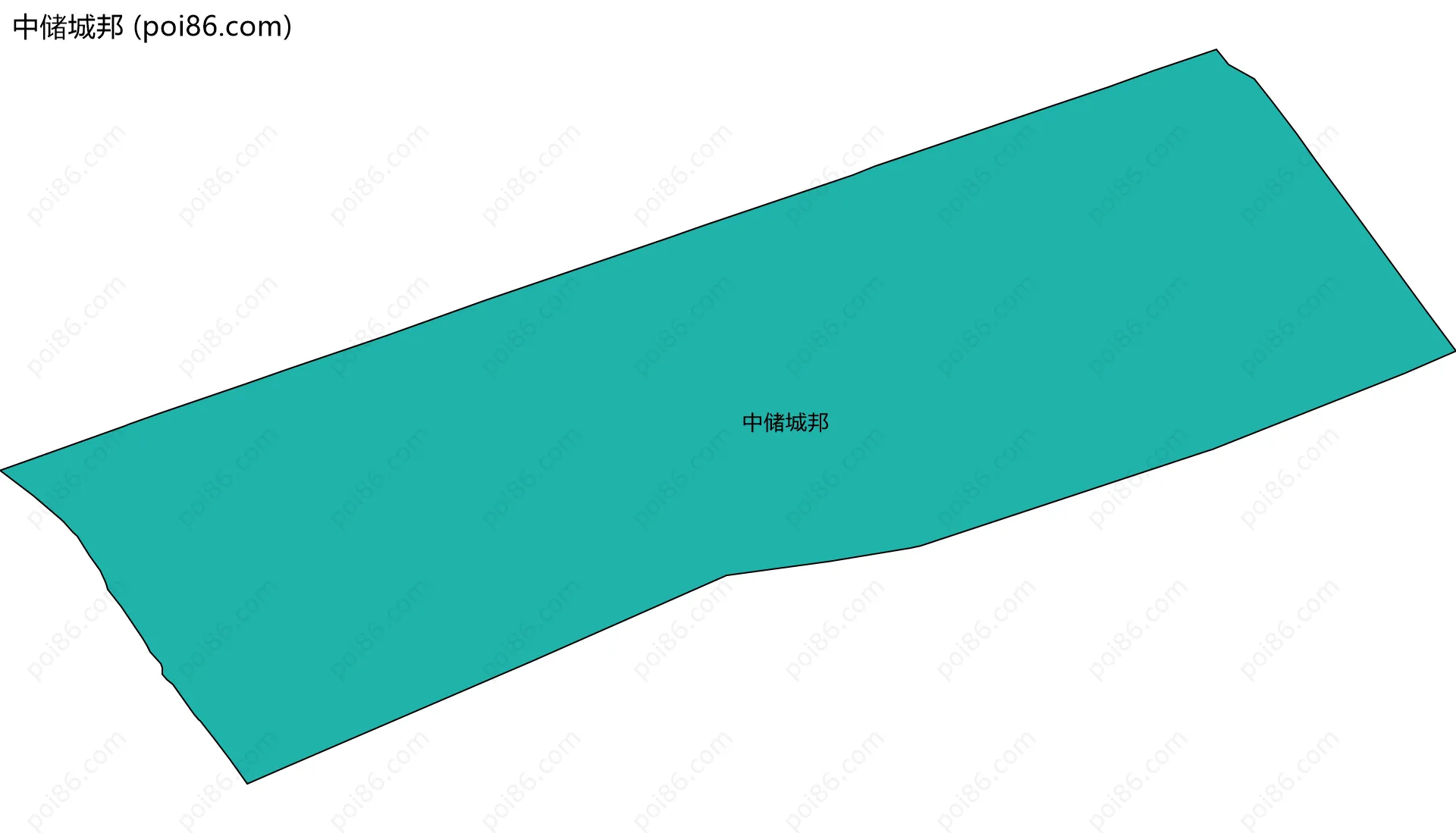 中储城邦边界地图