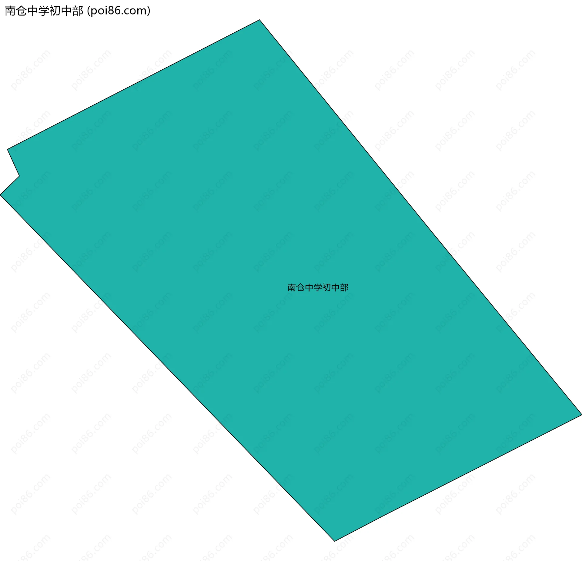 南仓中学初中部边界地图