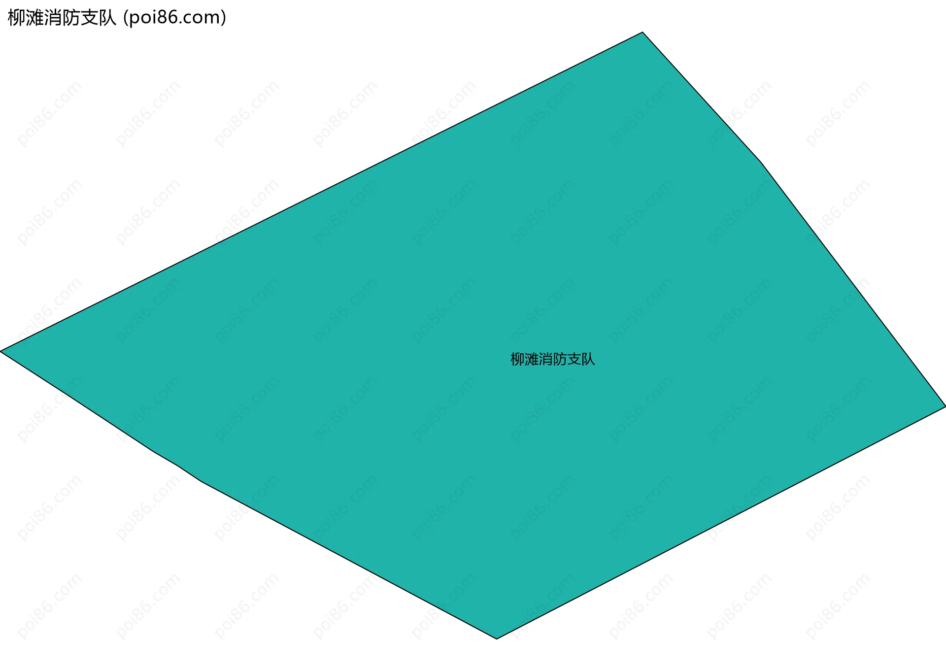 柳滩消防支队边界地图