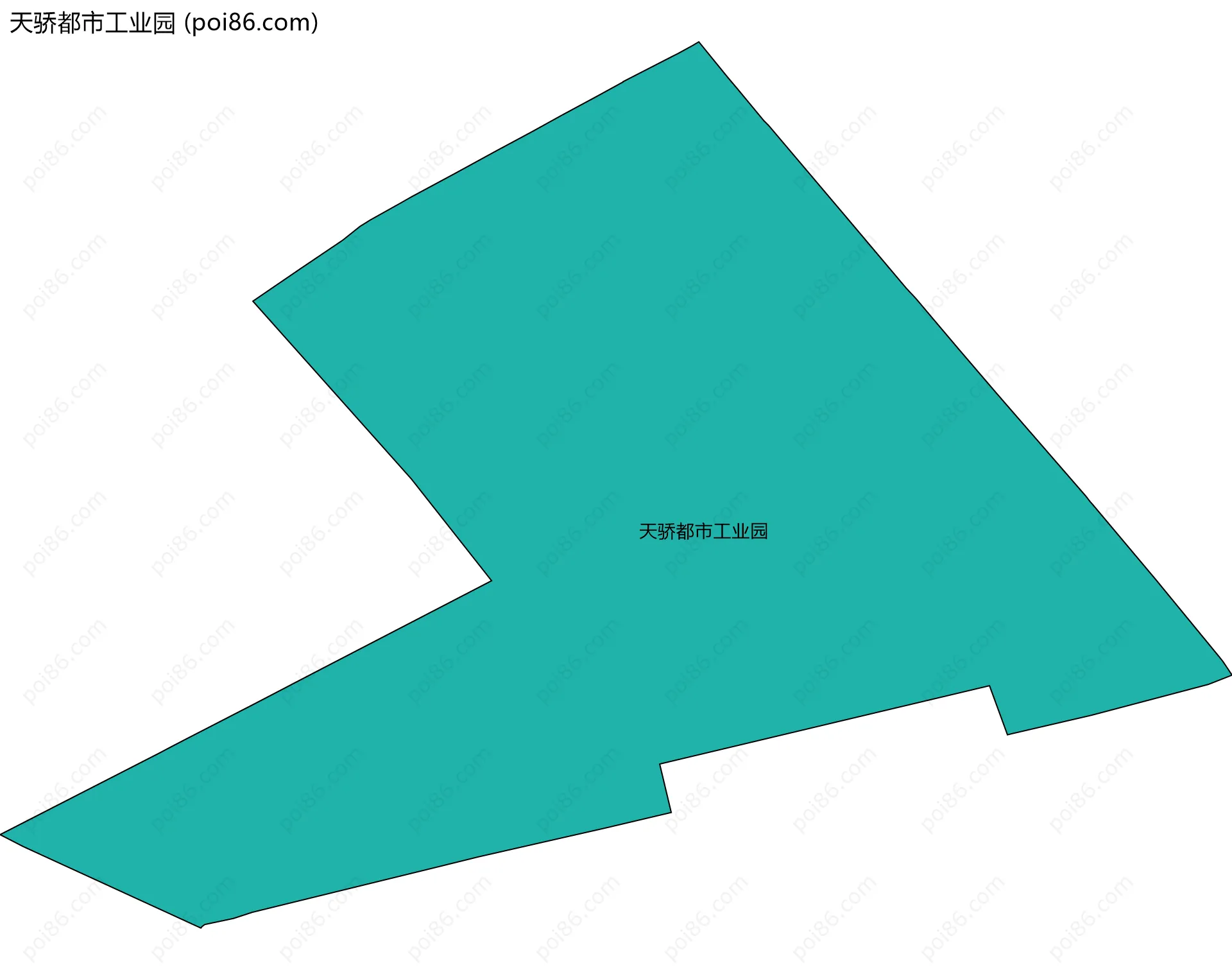 天骄都市工业园边界地图