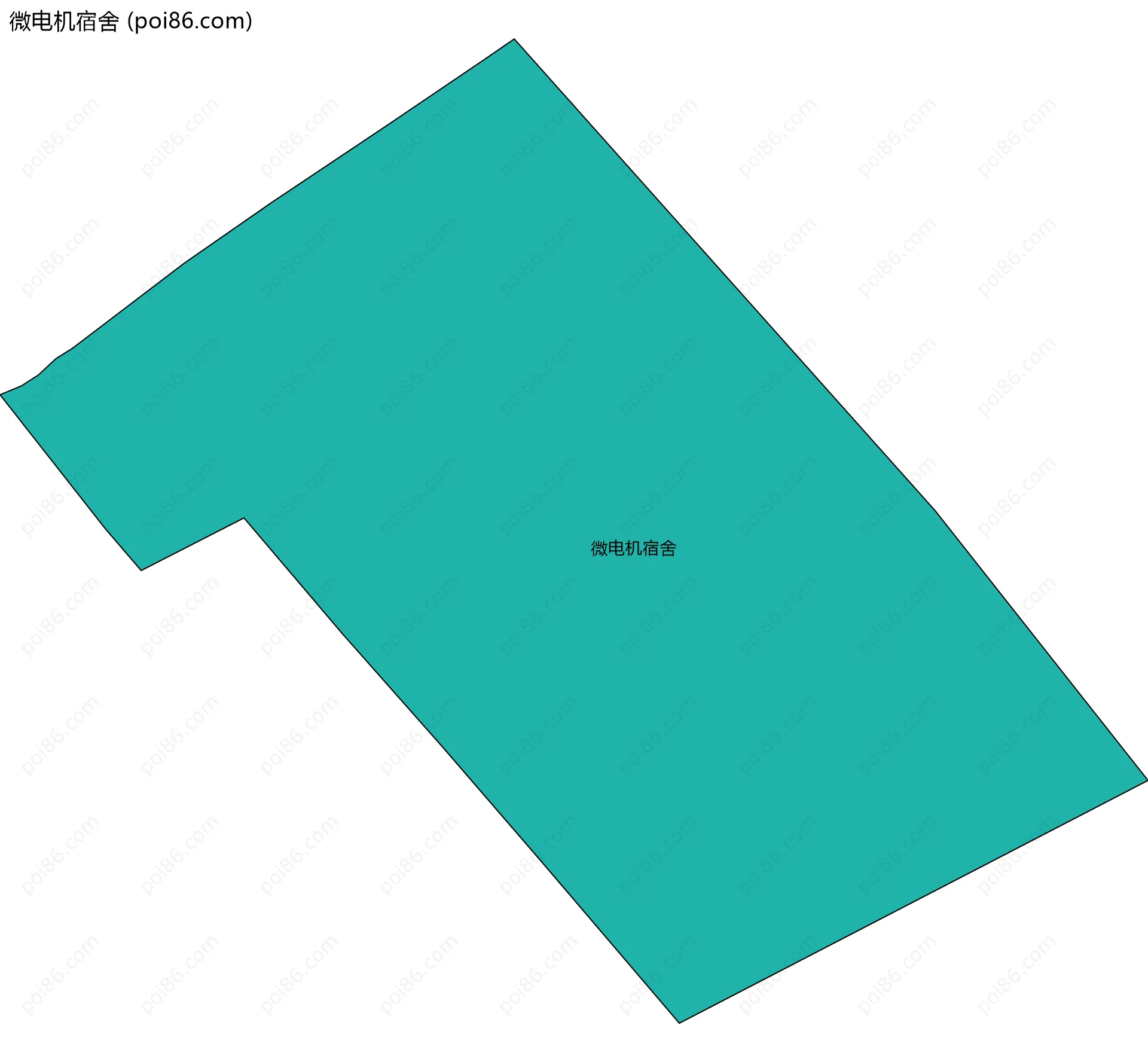 微电机宿舍边界地图