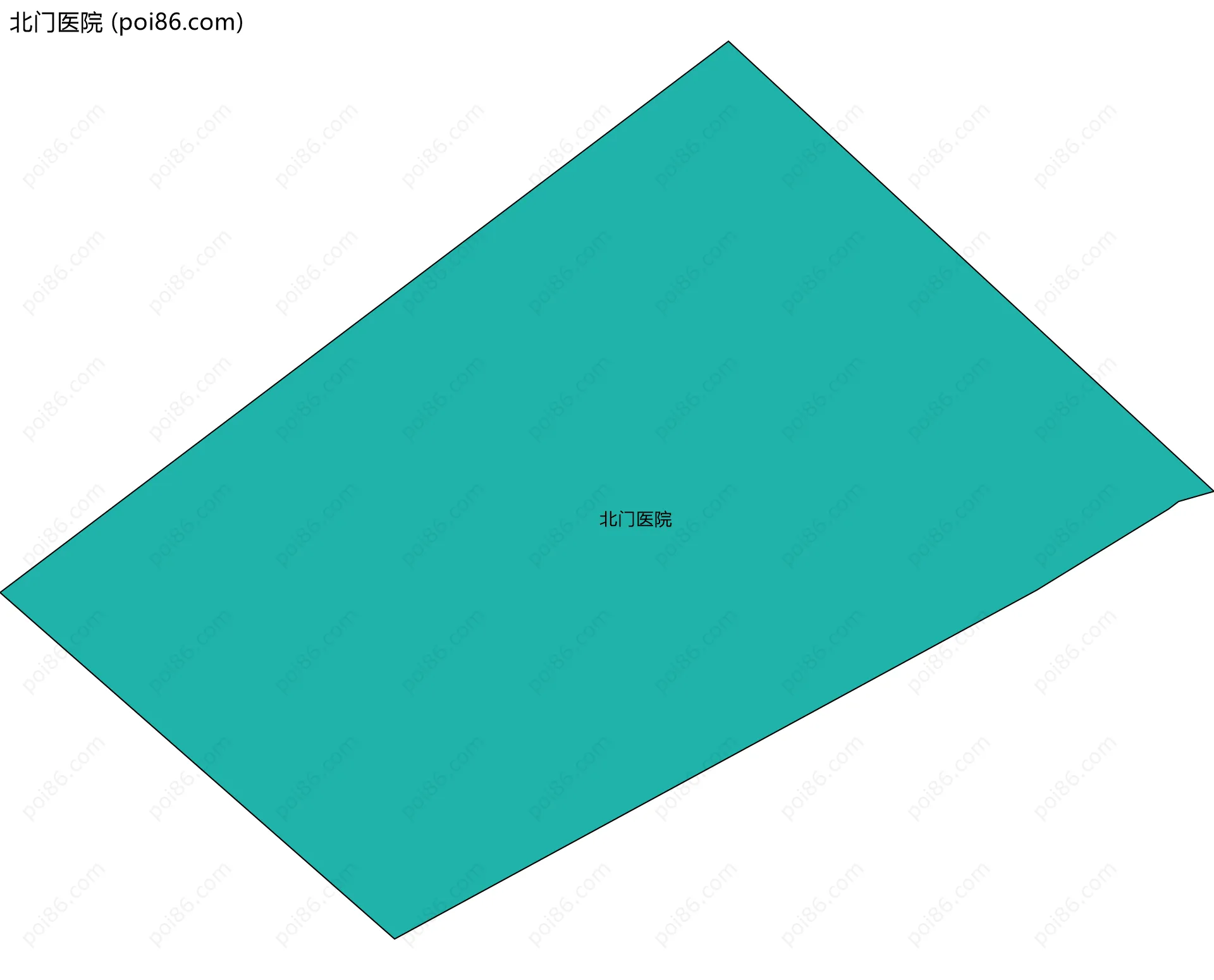 北门医院边界地图