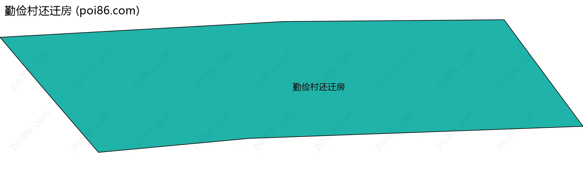 勤俭村还迁房边界地图