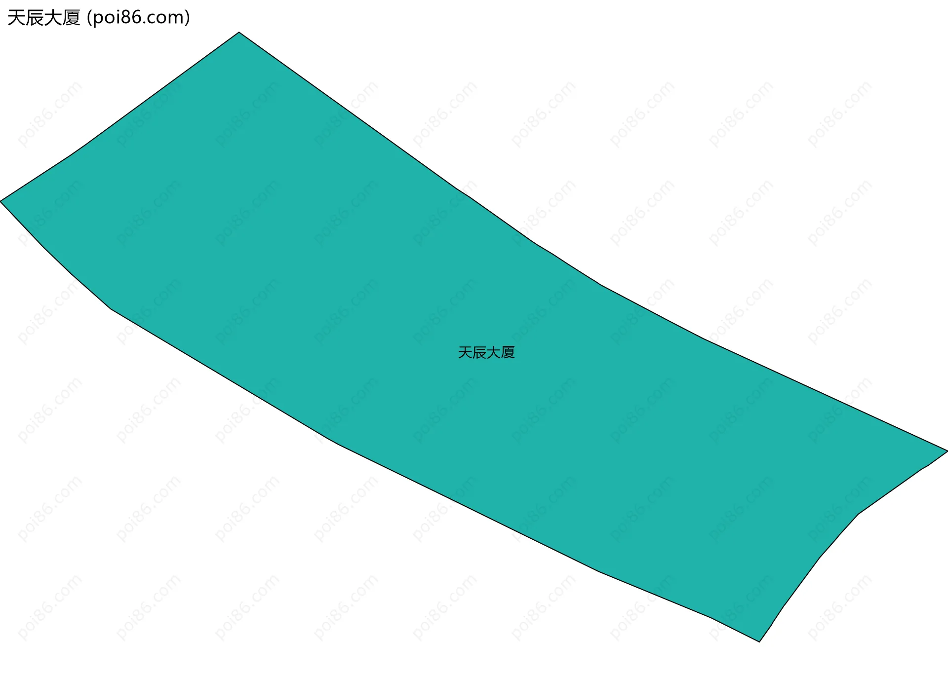 天辰大厦边界地图