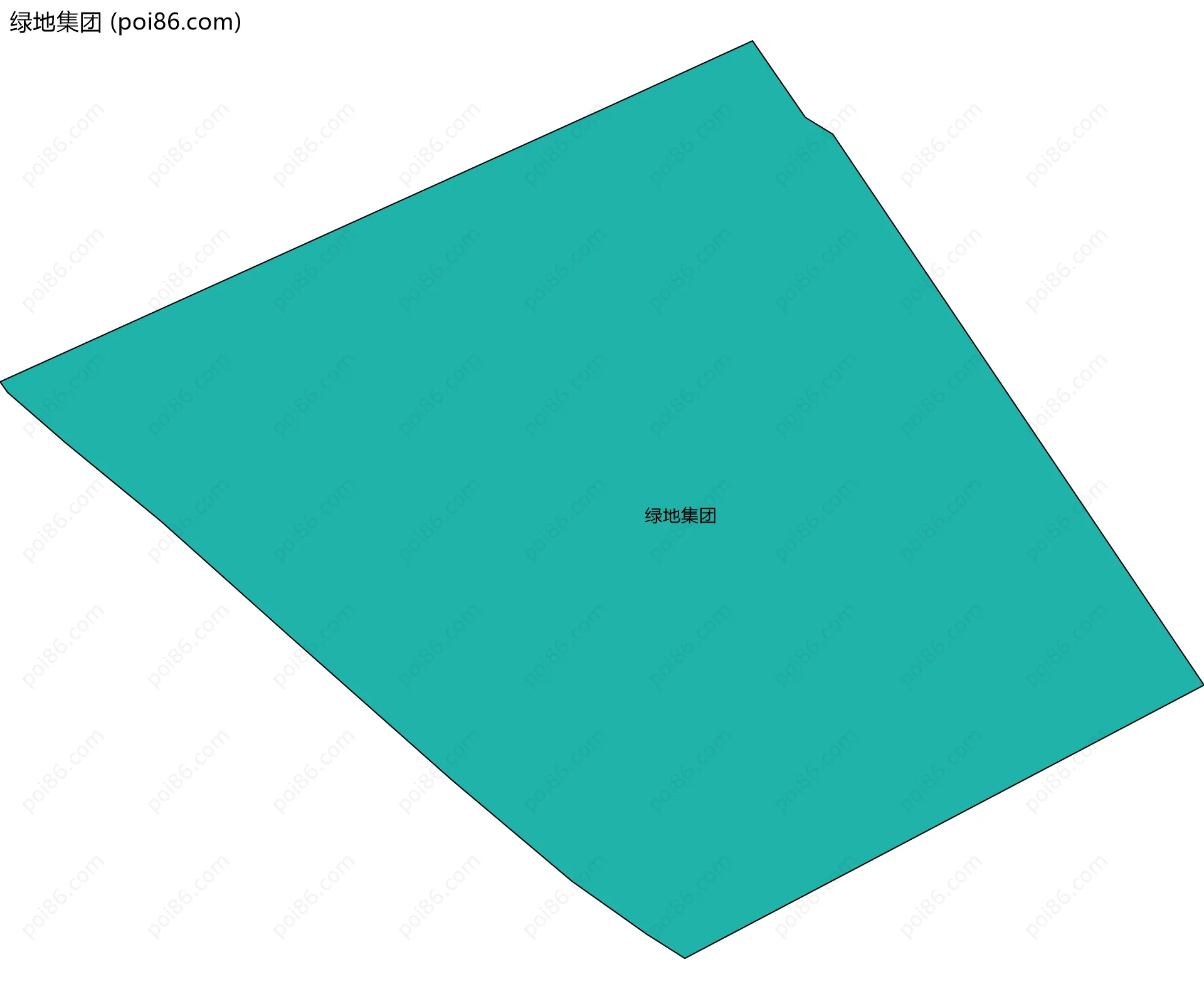 绿地集团边界地图