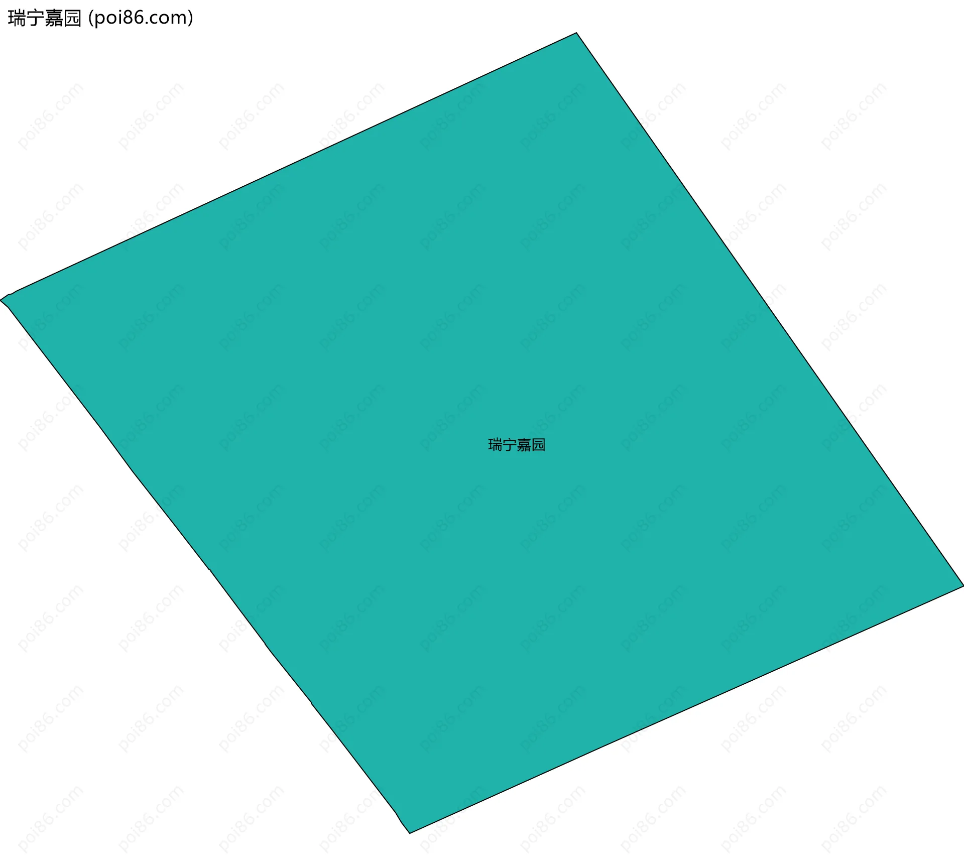 瑞宁嘉园边界地图