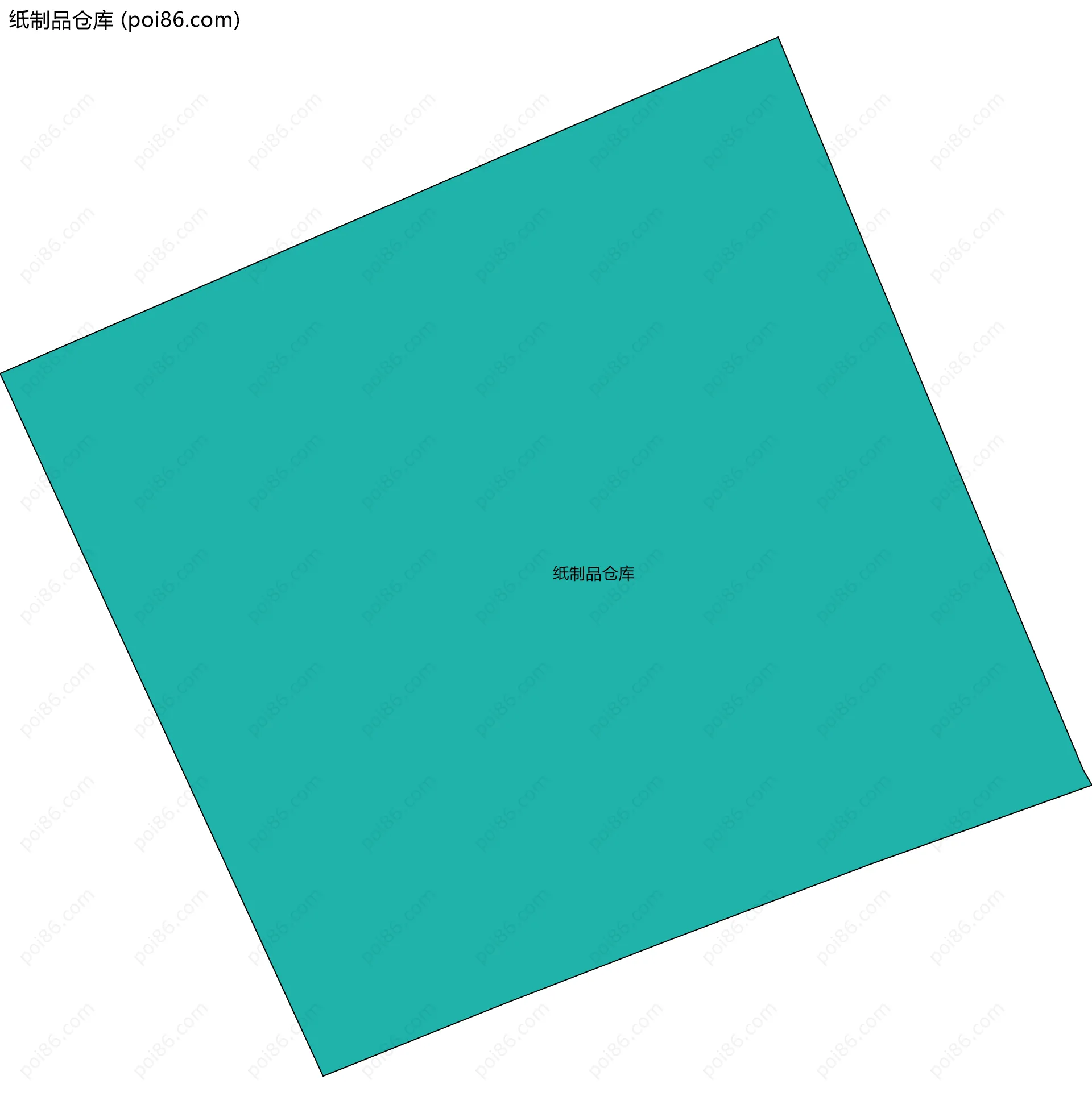 纸制品仓库边界地图