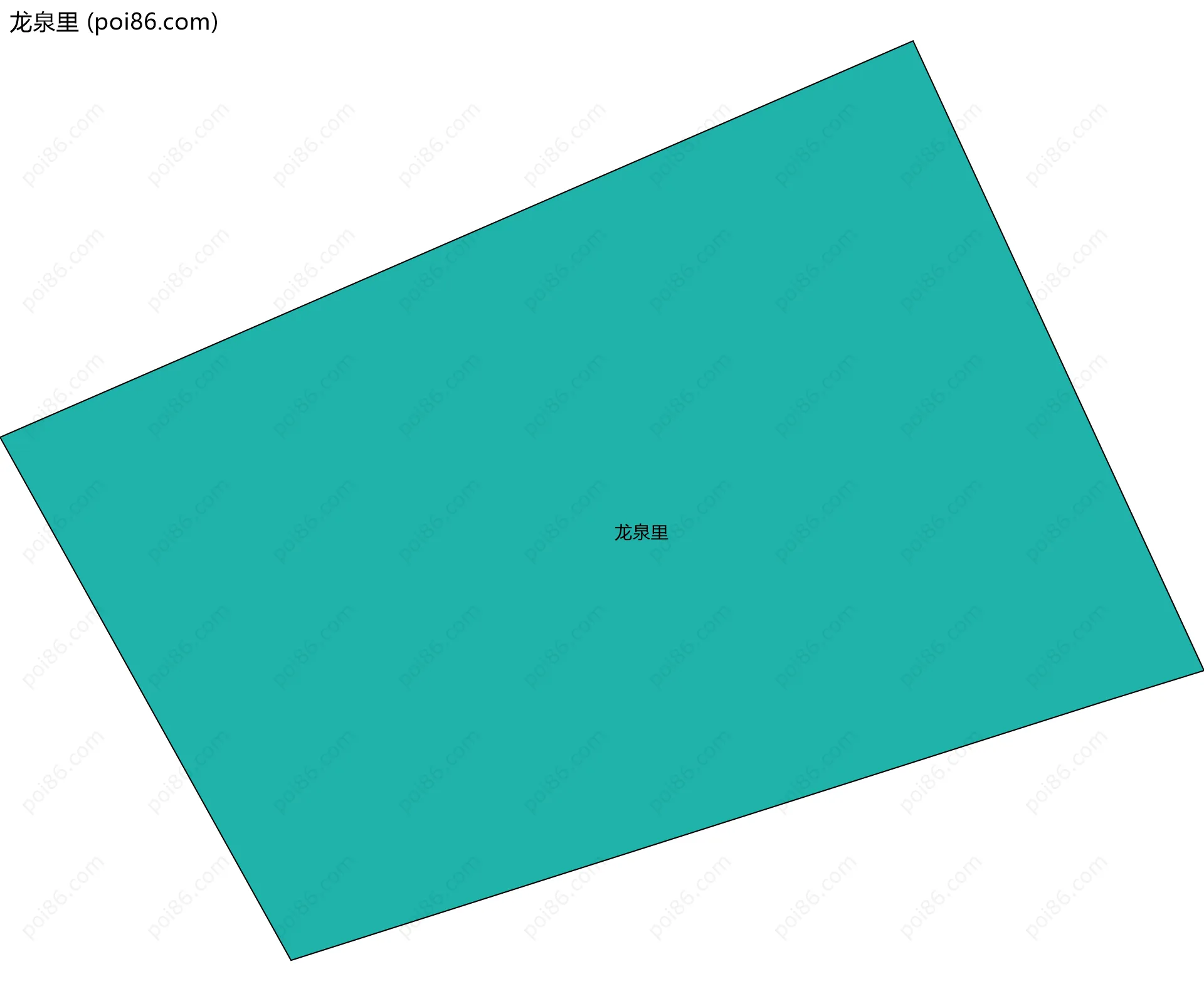 龙泉里边界地图