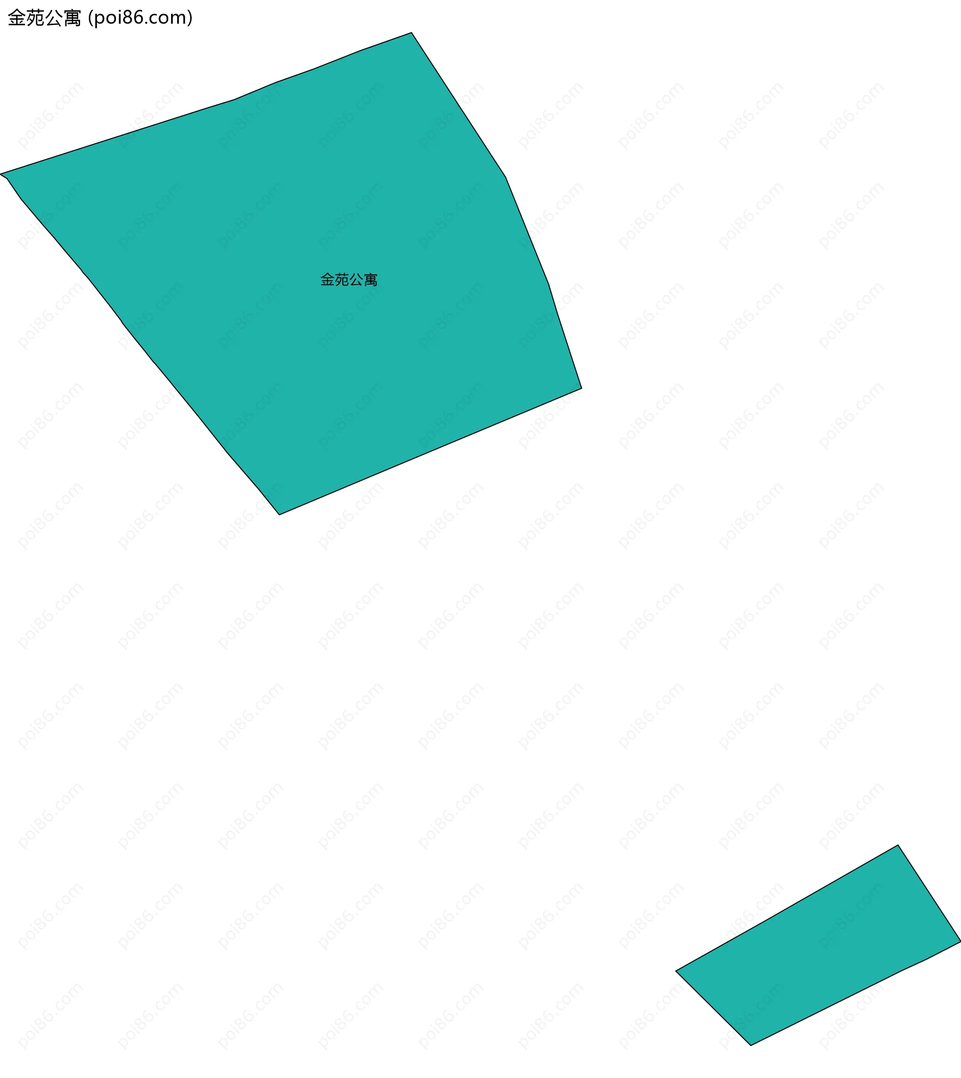 金苑公寓边界地图