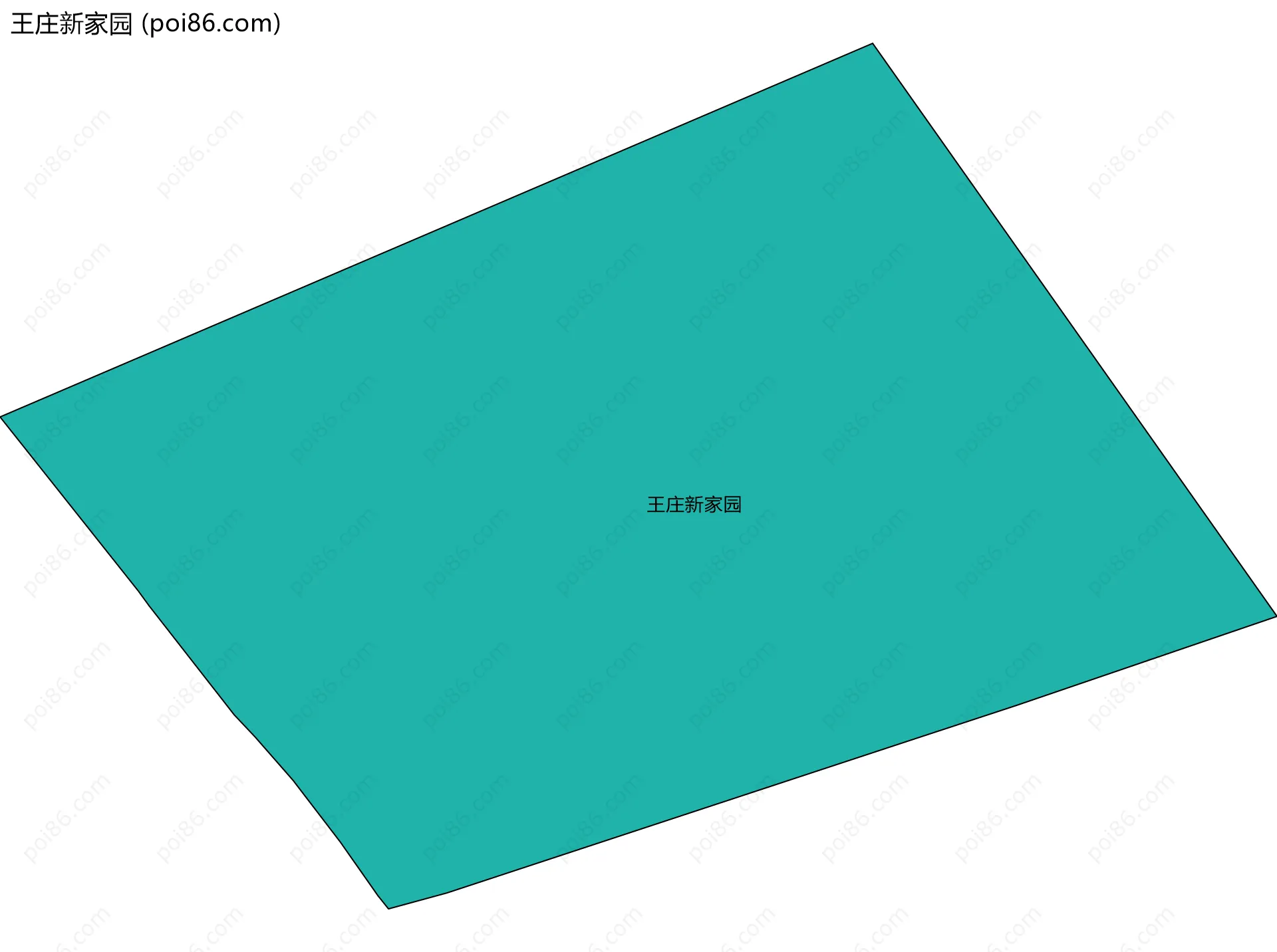王庄新家园边界地图