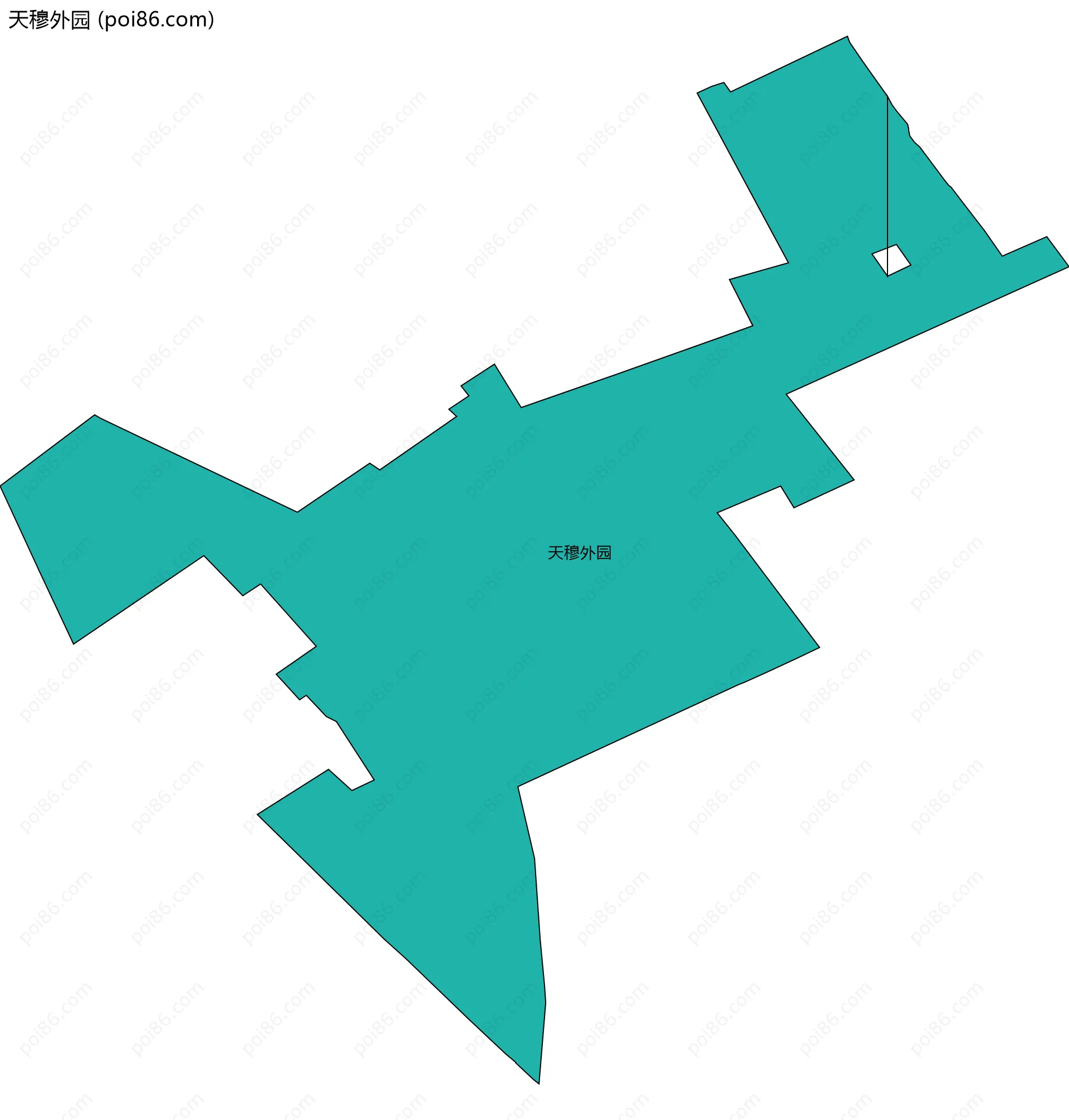 天穆外园边界地图