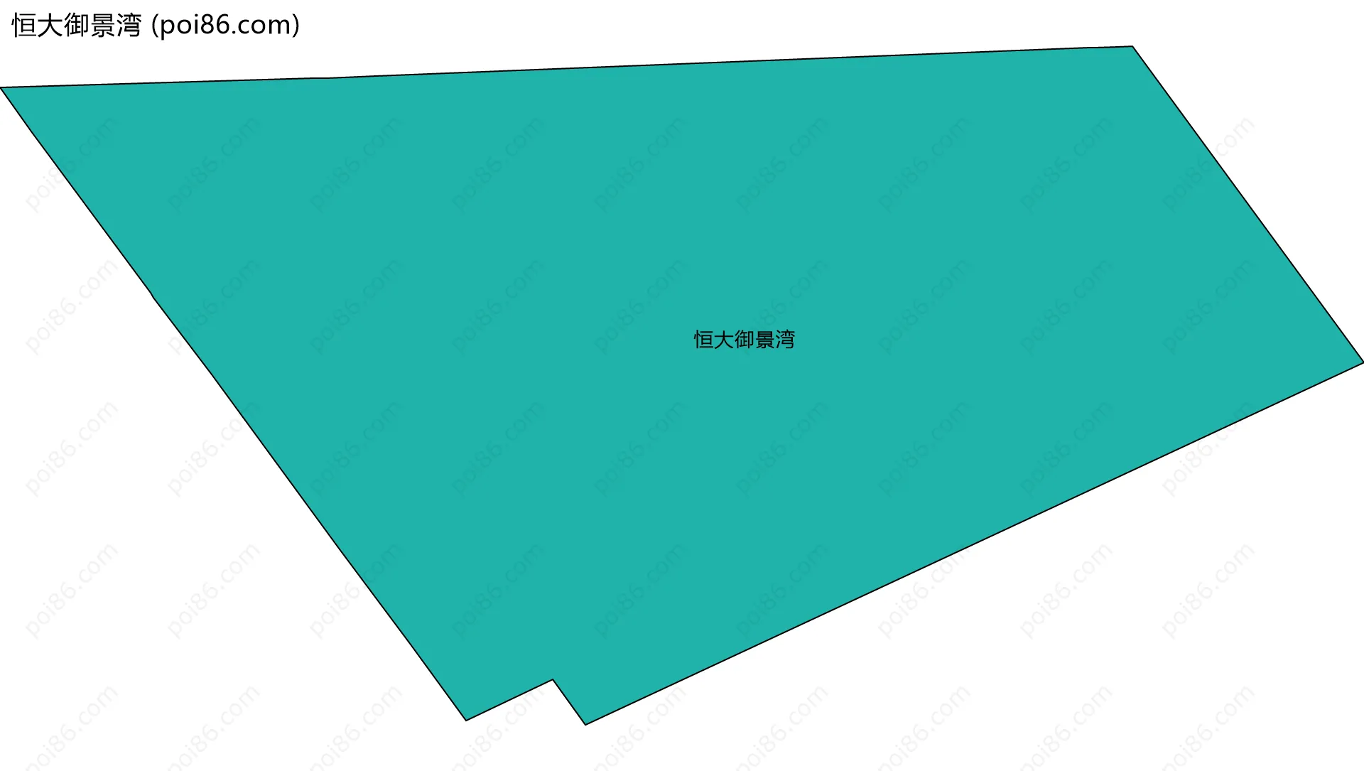 恒大御景湾边界地图