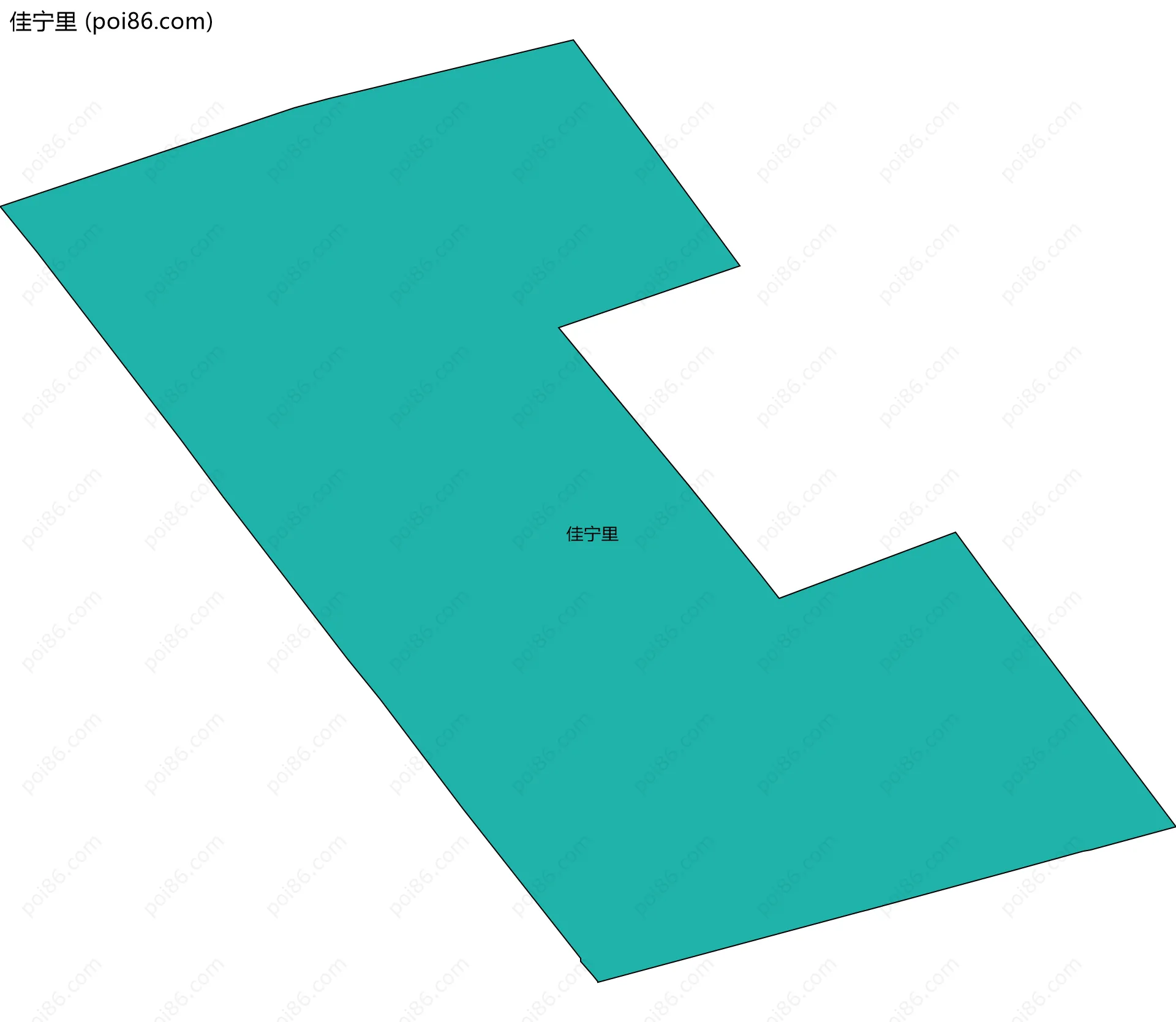 佳宁里边界地图