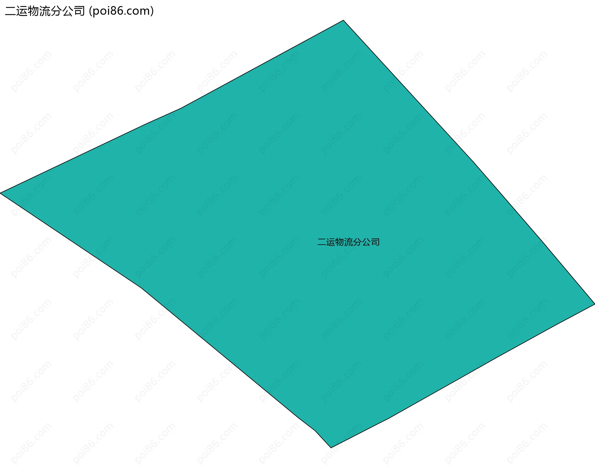 二运物流分公司边界地图