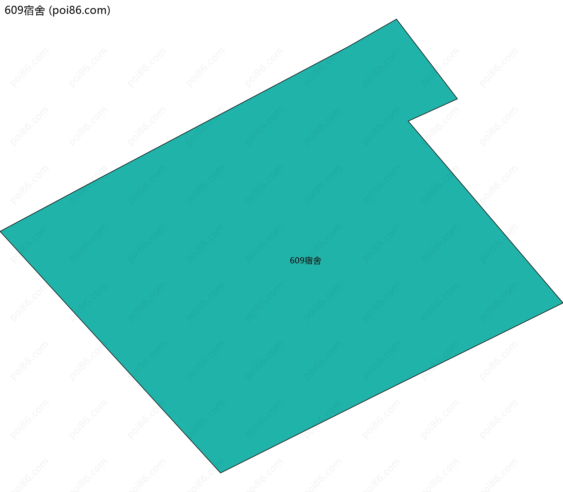 609宿舍边界地图