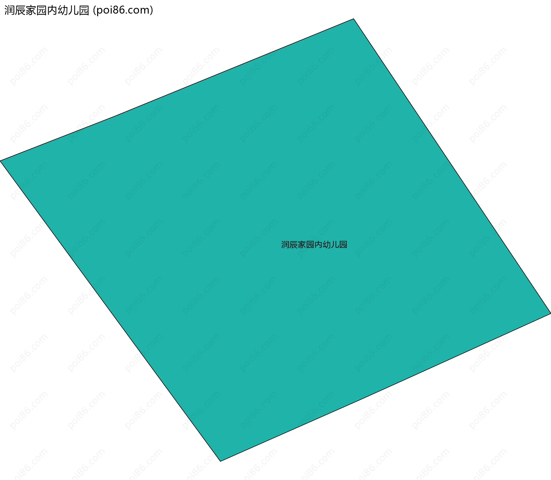 润辰家园内幼儿园边界地图