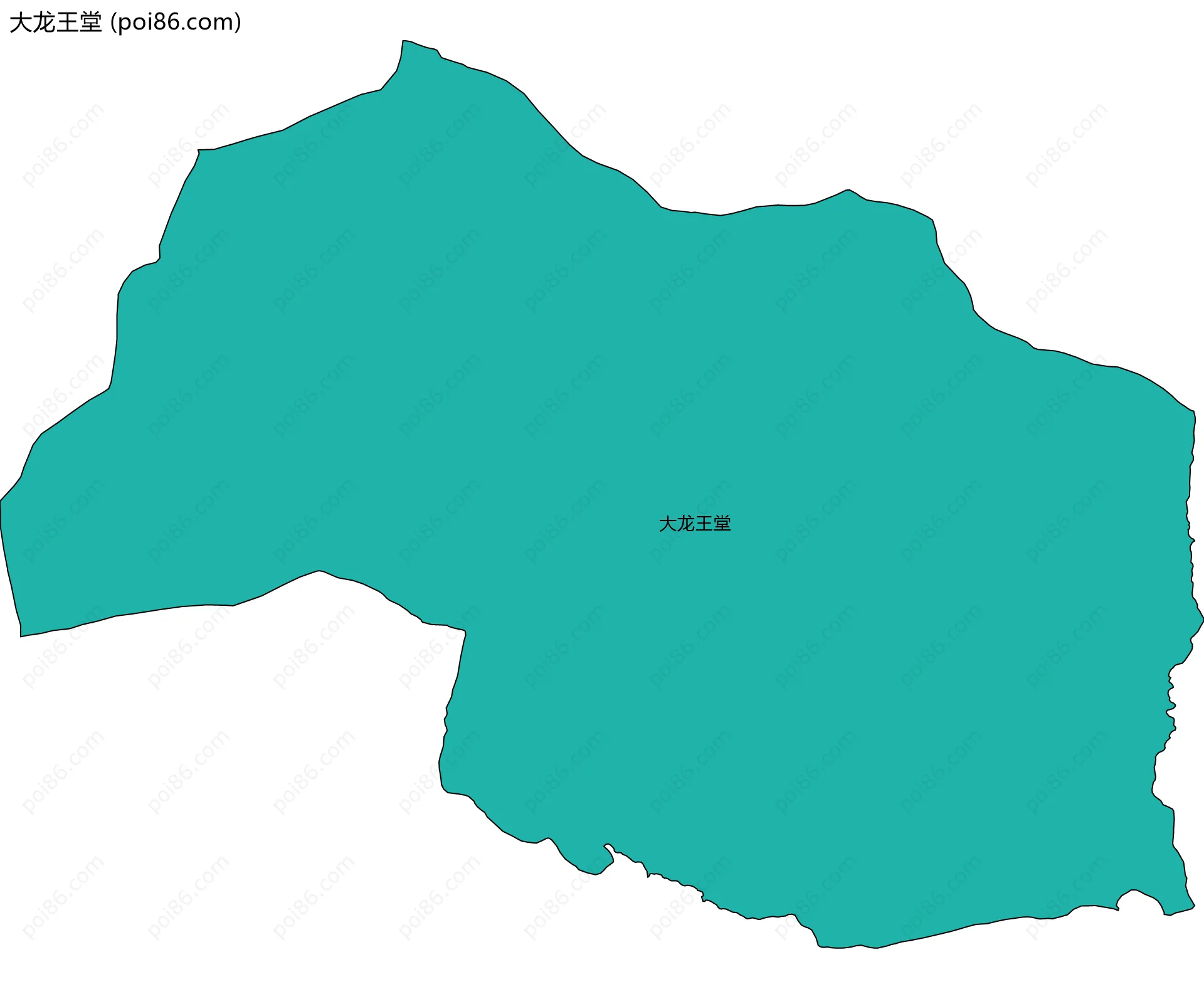 大龙王堂边界地图