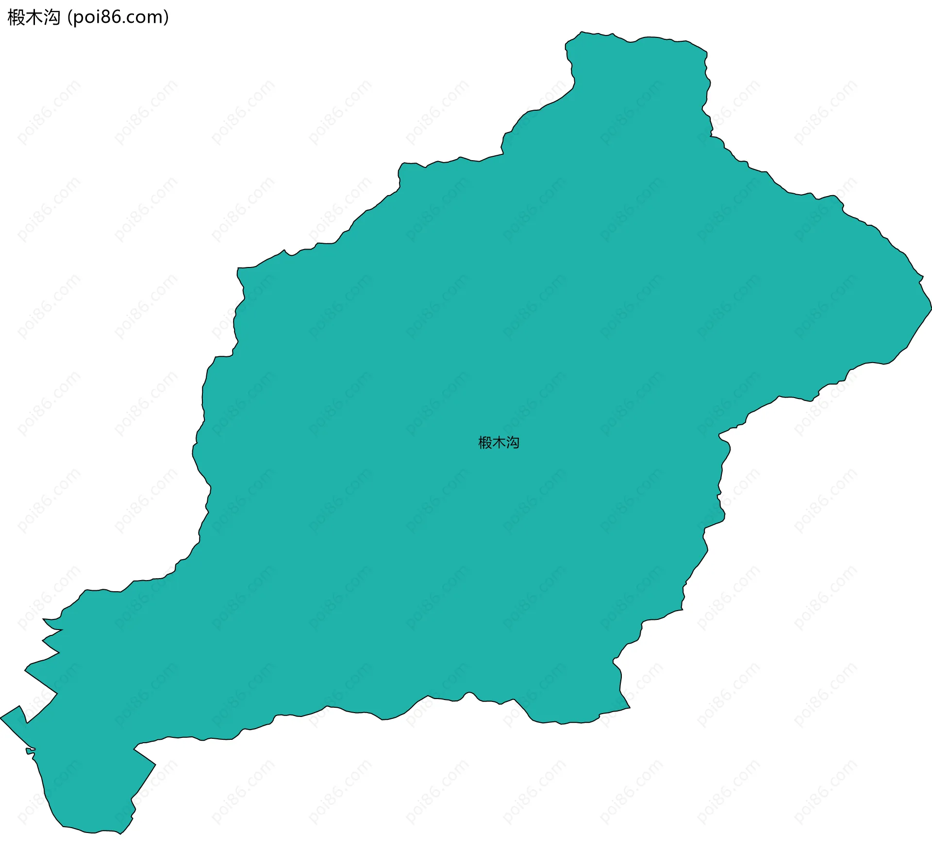 椴木沟边界地图