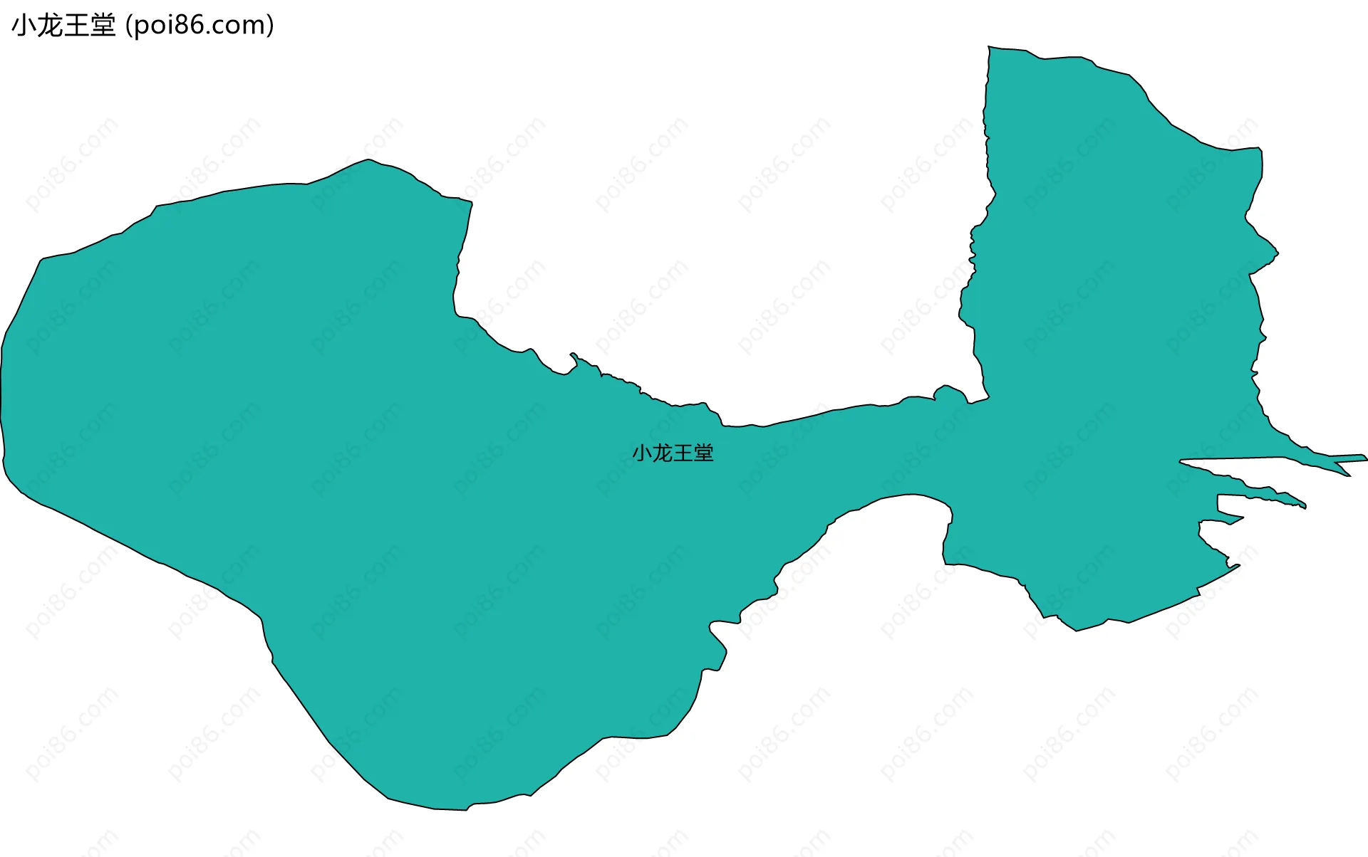 小龙王堂边界地图