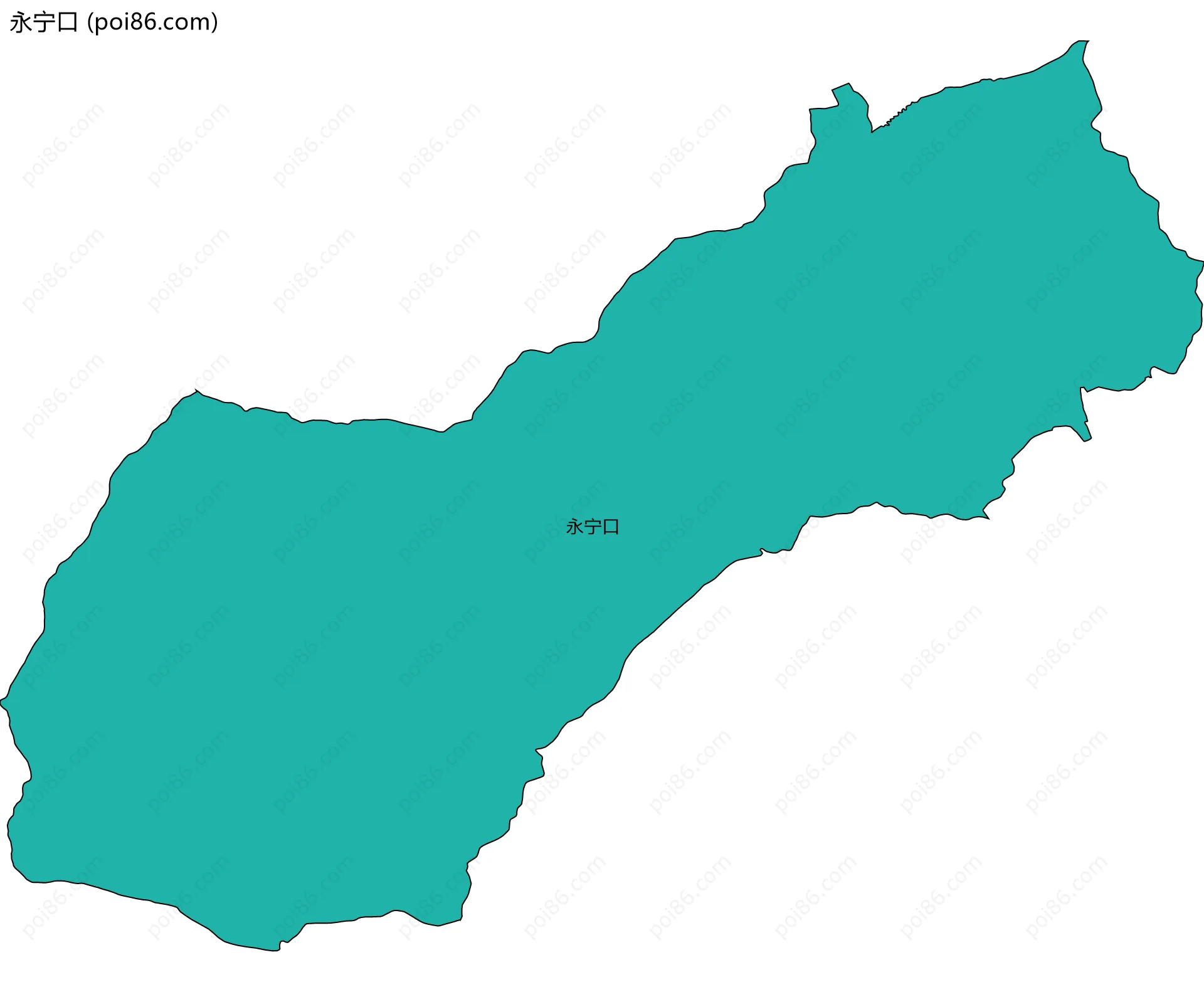 永宁口边界地图