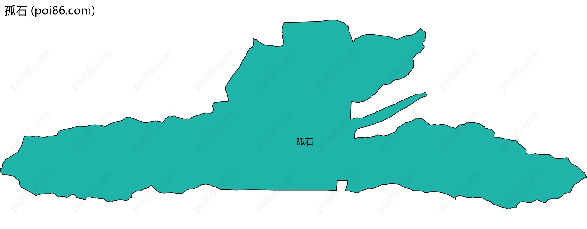 孤石边界地图