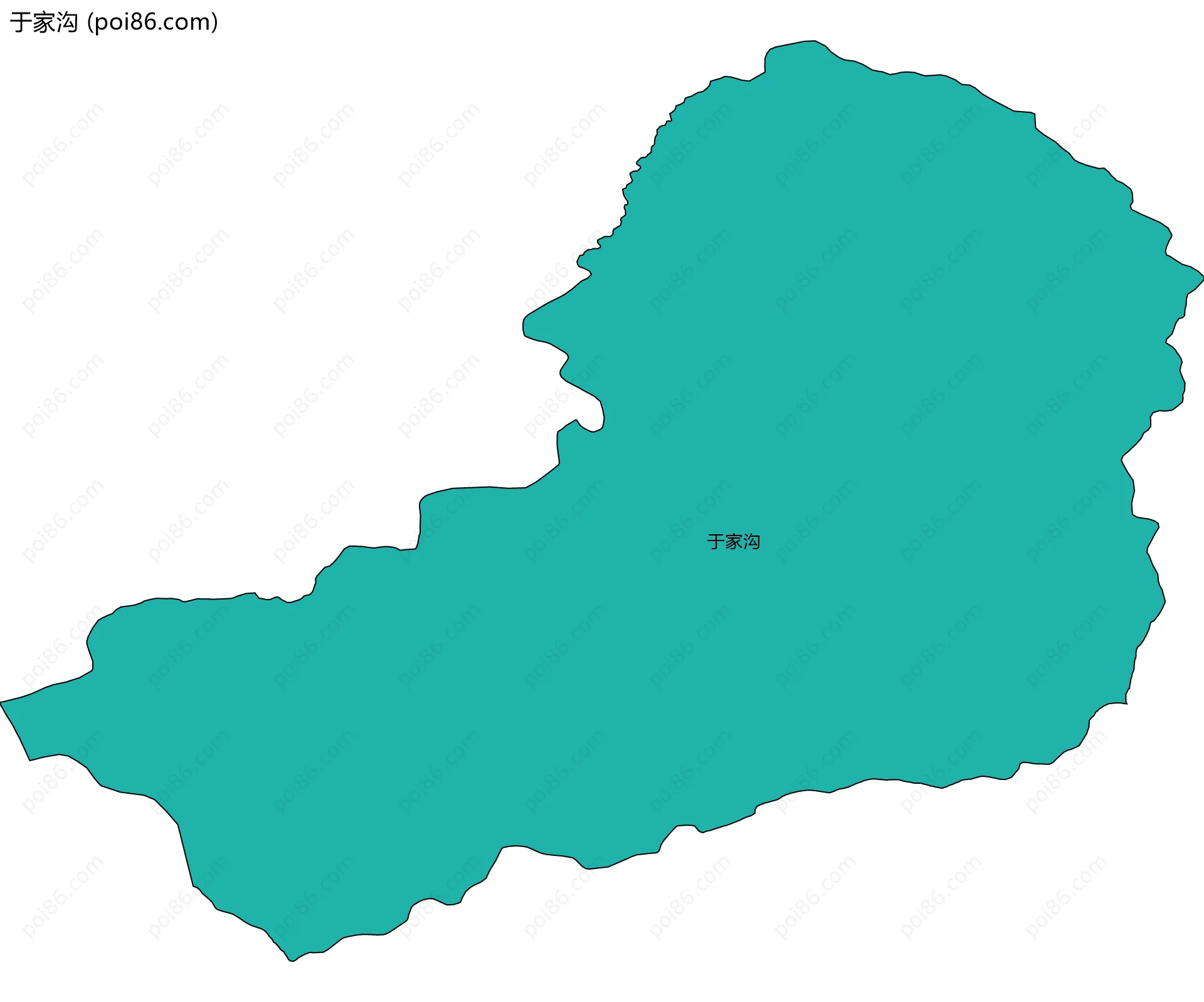 于家沟边界地图