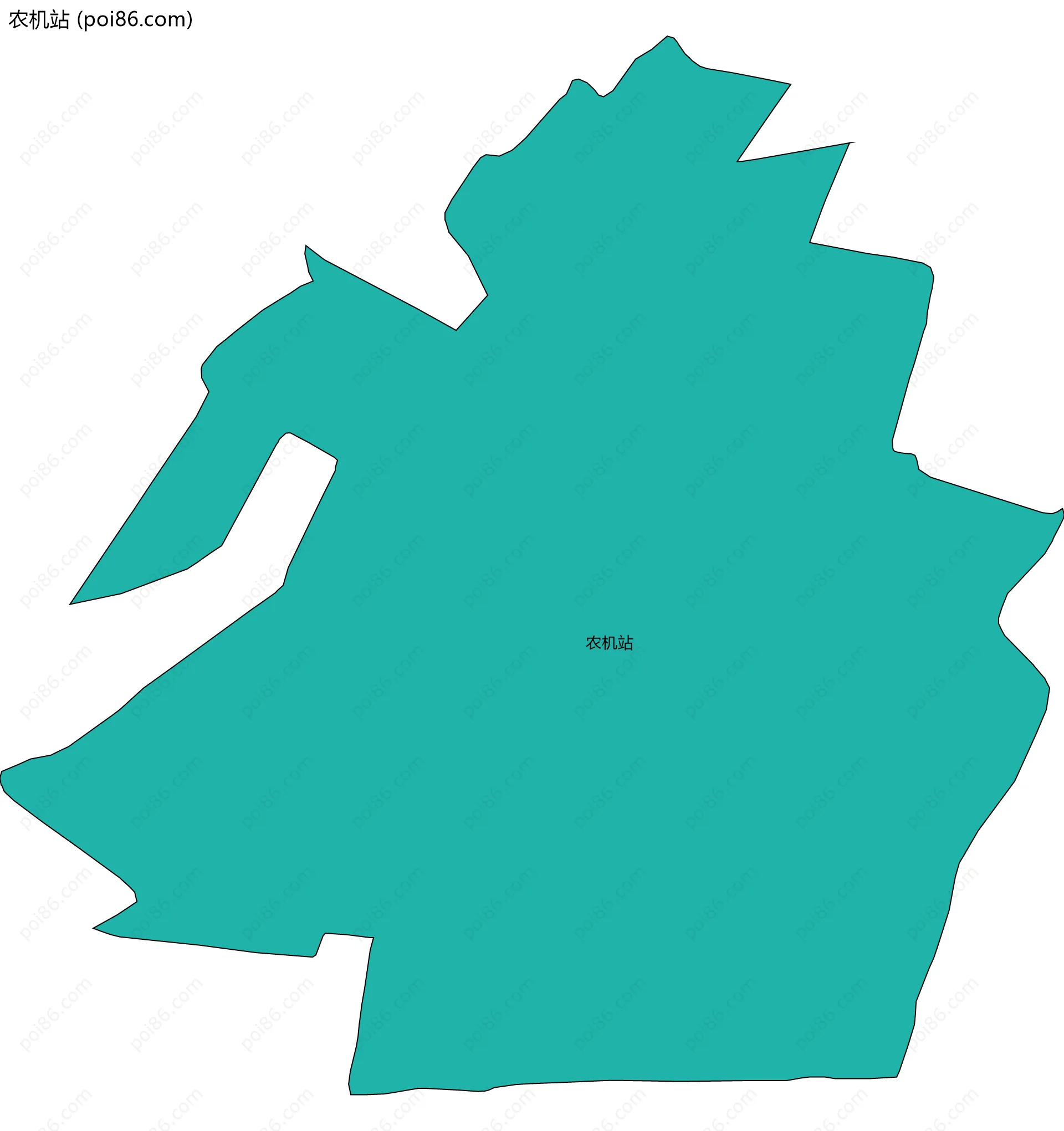 农机站边界地图