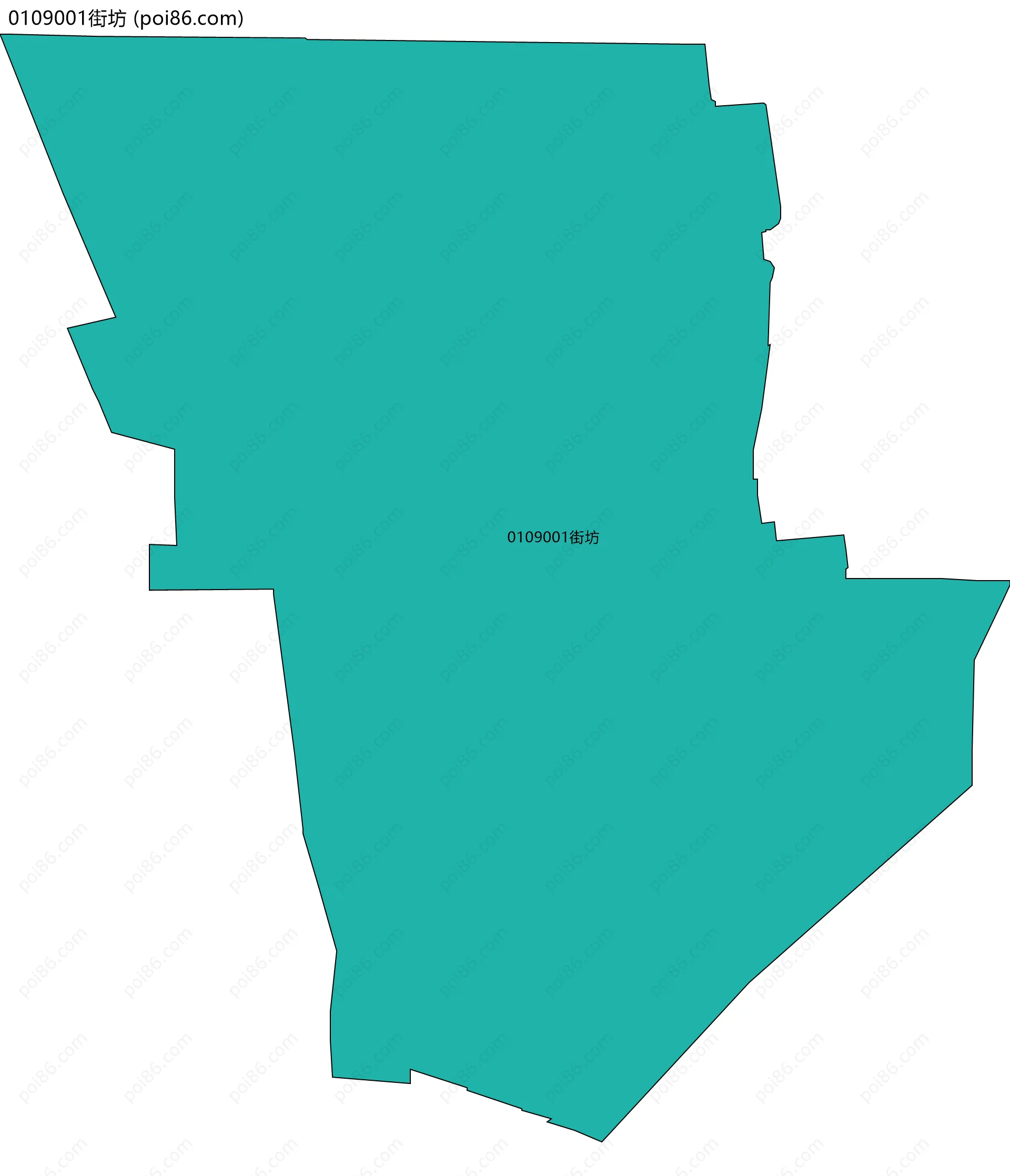0109001街坊边界地图