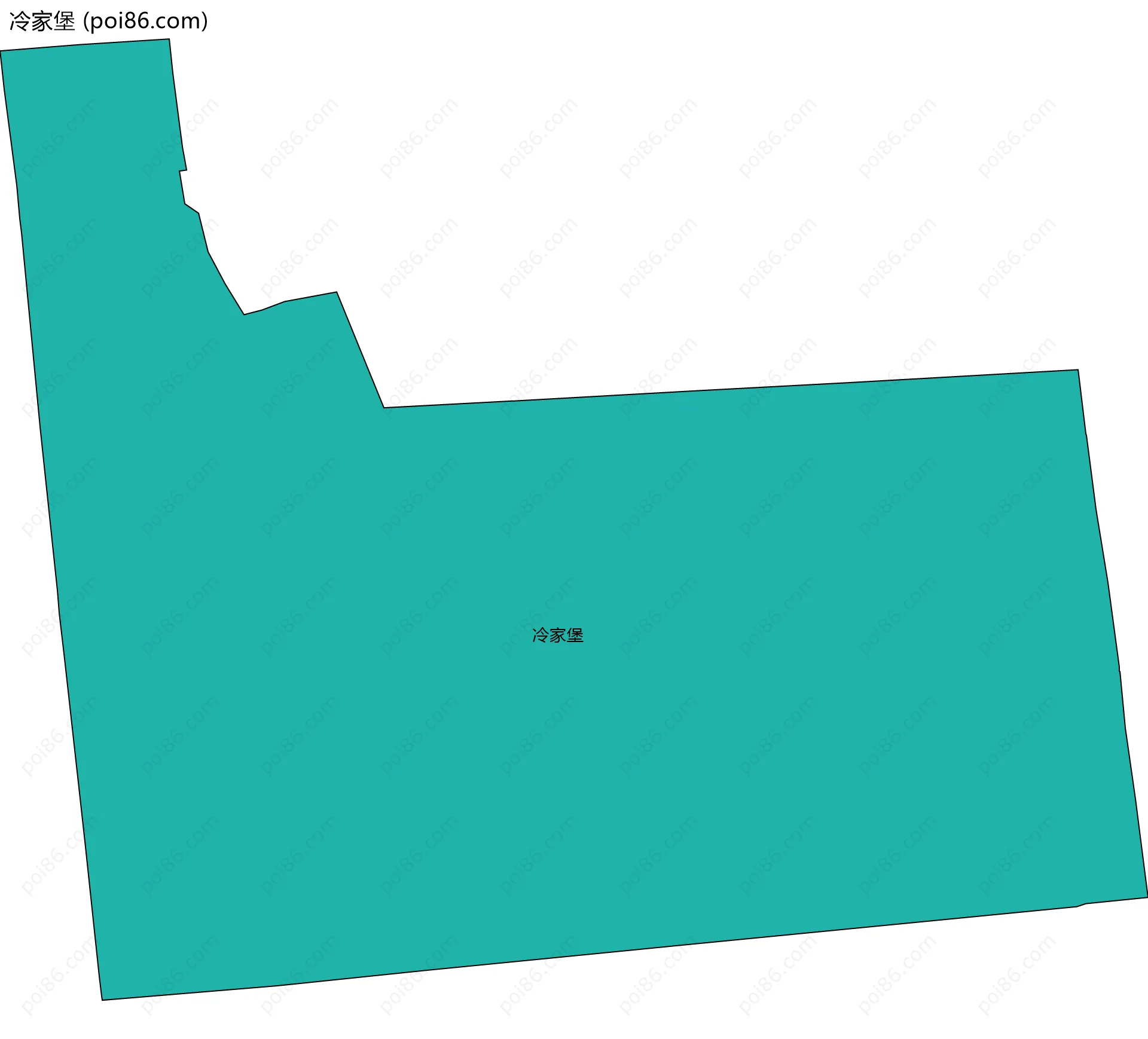 冷家堡边界地图