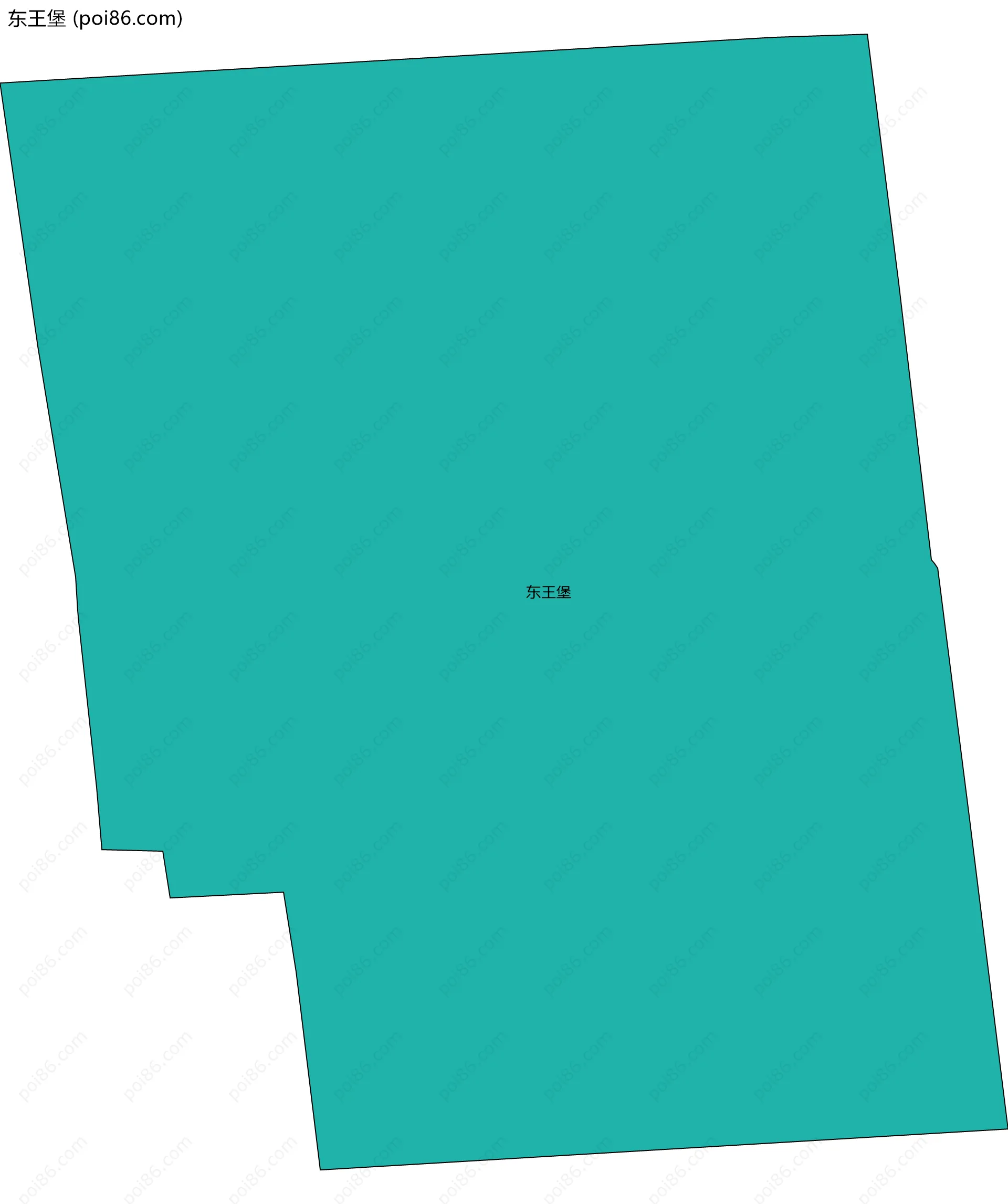 东王堡边界地图