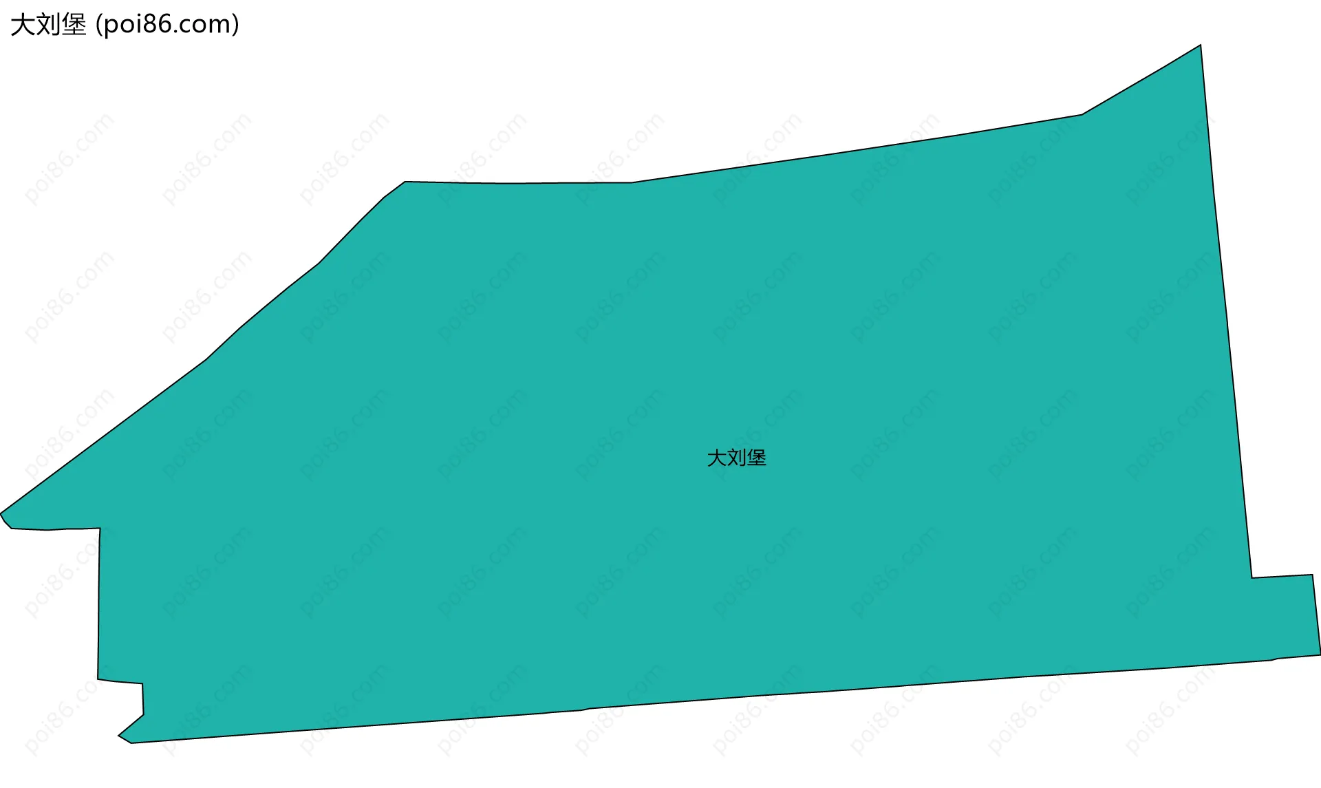 大刘堡边界地图