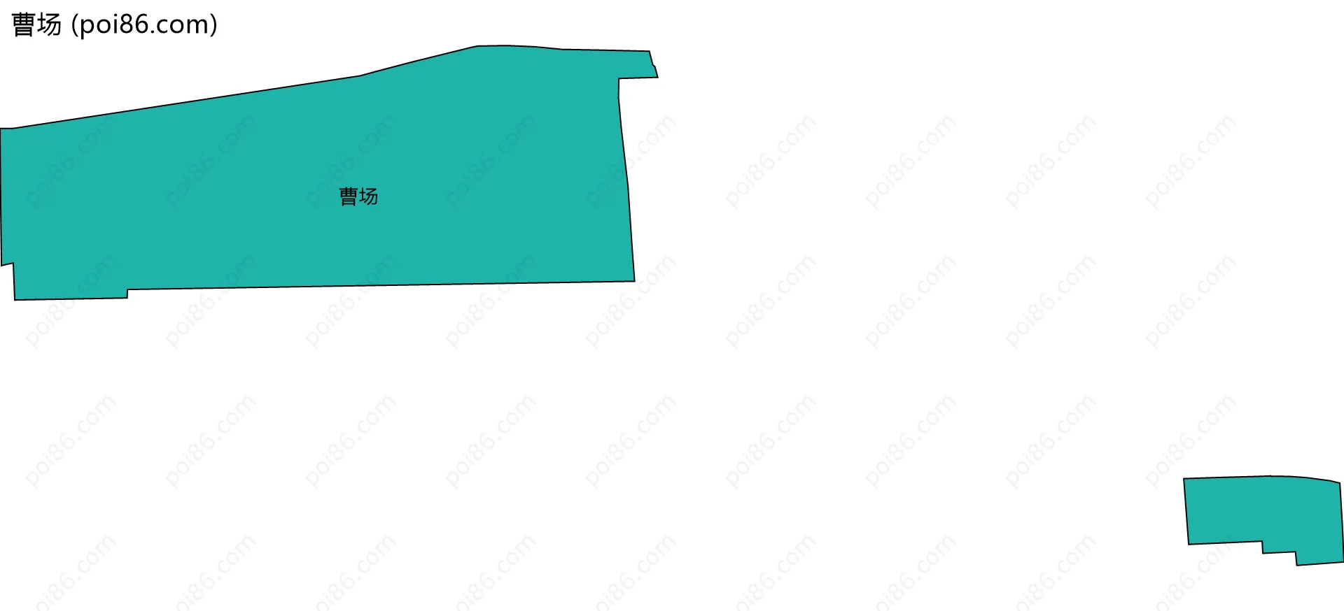 曹场边界地图