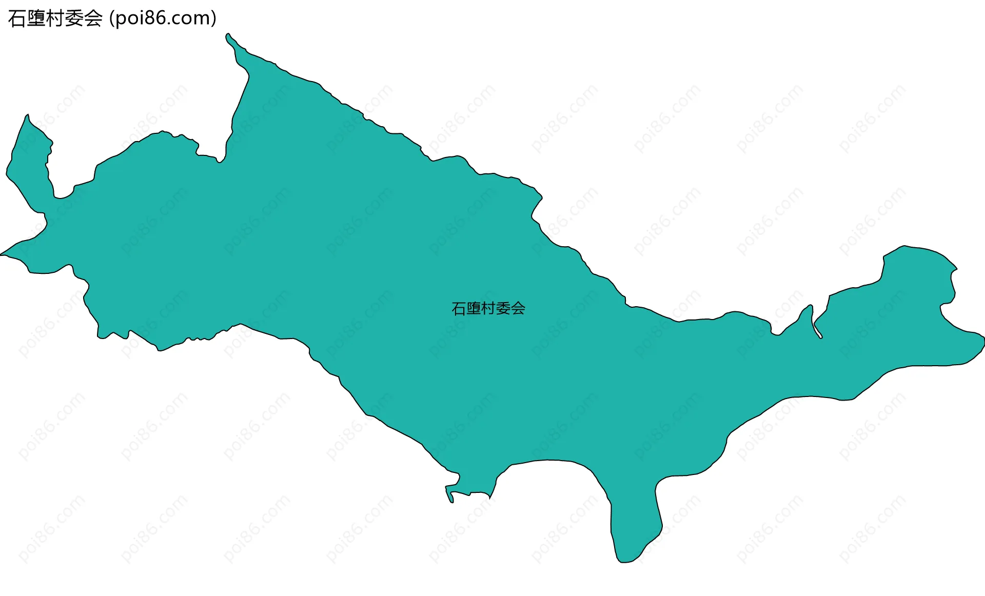 石堕村委会边界地图