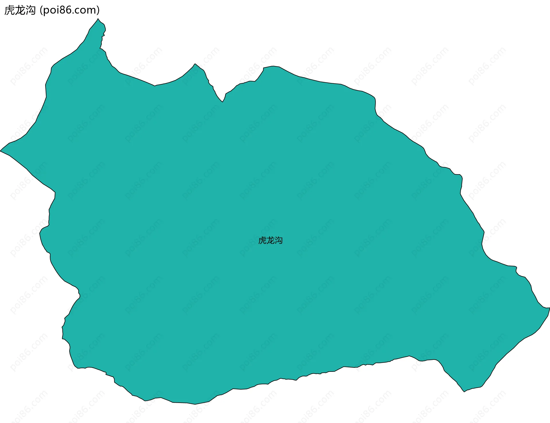 虎龙沟边界地图